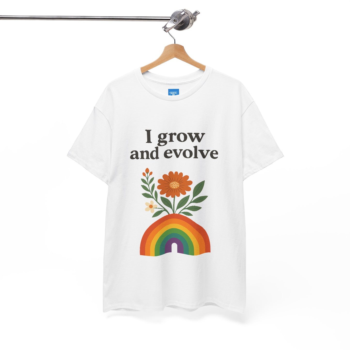 Evolution Unisex Tee, Growth Shirt, Inspirational Tshirt, Personal Development Top, Gift for Self Improvement, Evolving Cotton Shirt