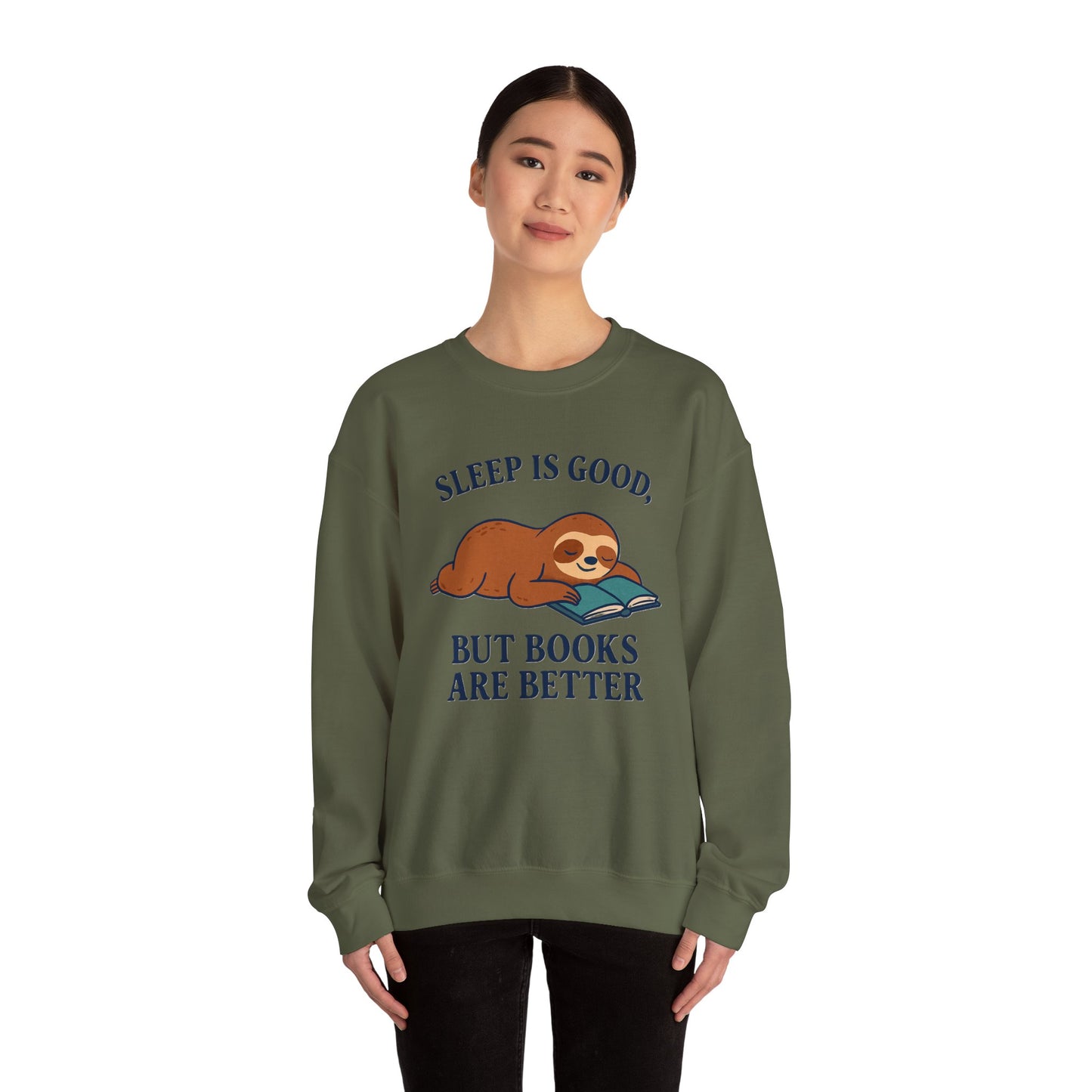 Cozy Book Lover Sweatshirt, Reading is Life, Bookworm Gift, Book Club Apparel, Literary Vibes Jumper