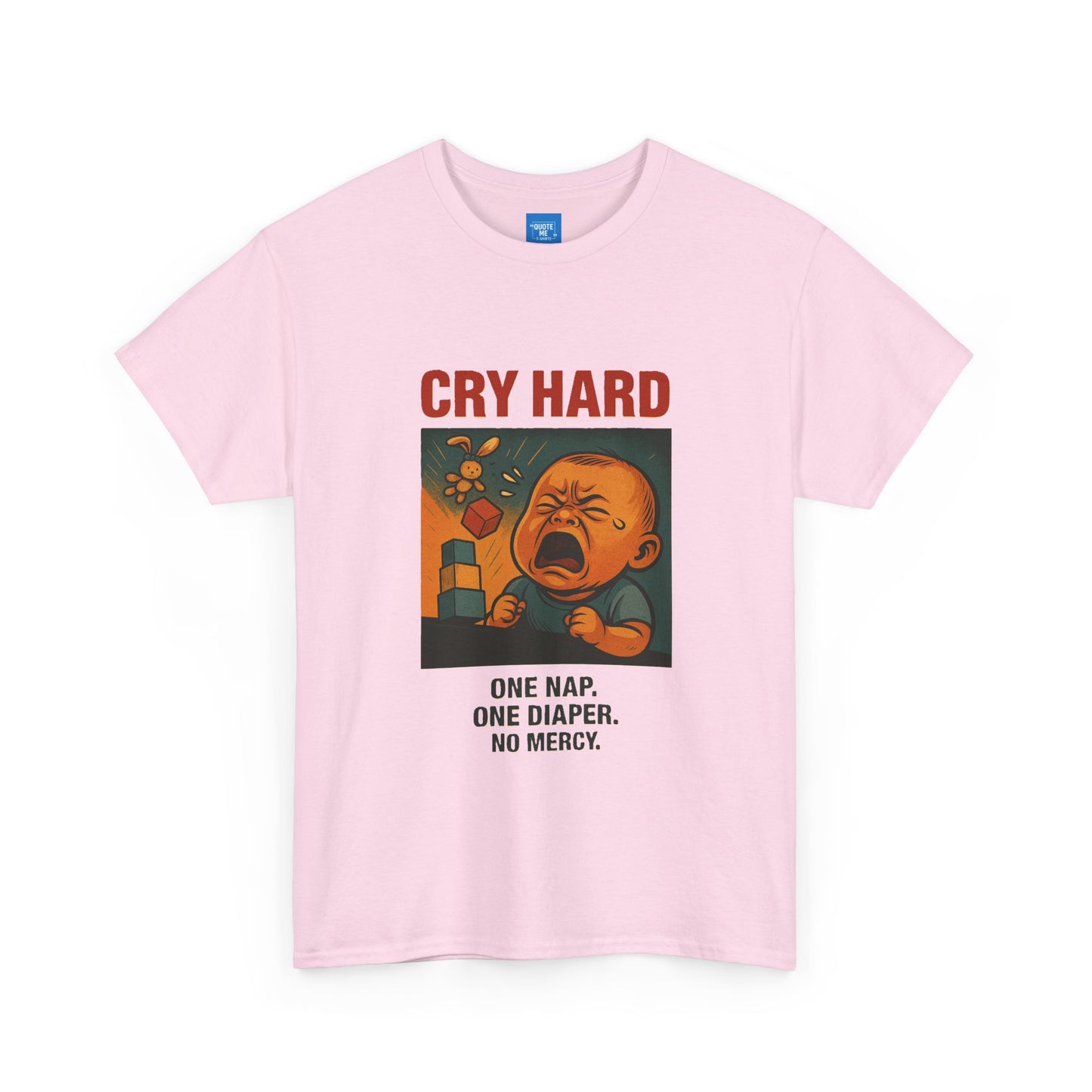 Cry Hard Funny T-Shirt, Parody Die Motherhood, Unisex Tee, Humorous Graphic Shirt, Gift for Moms