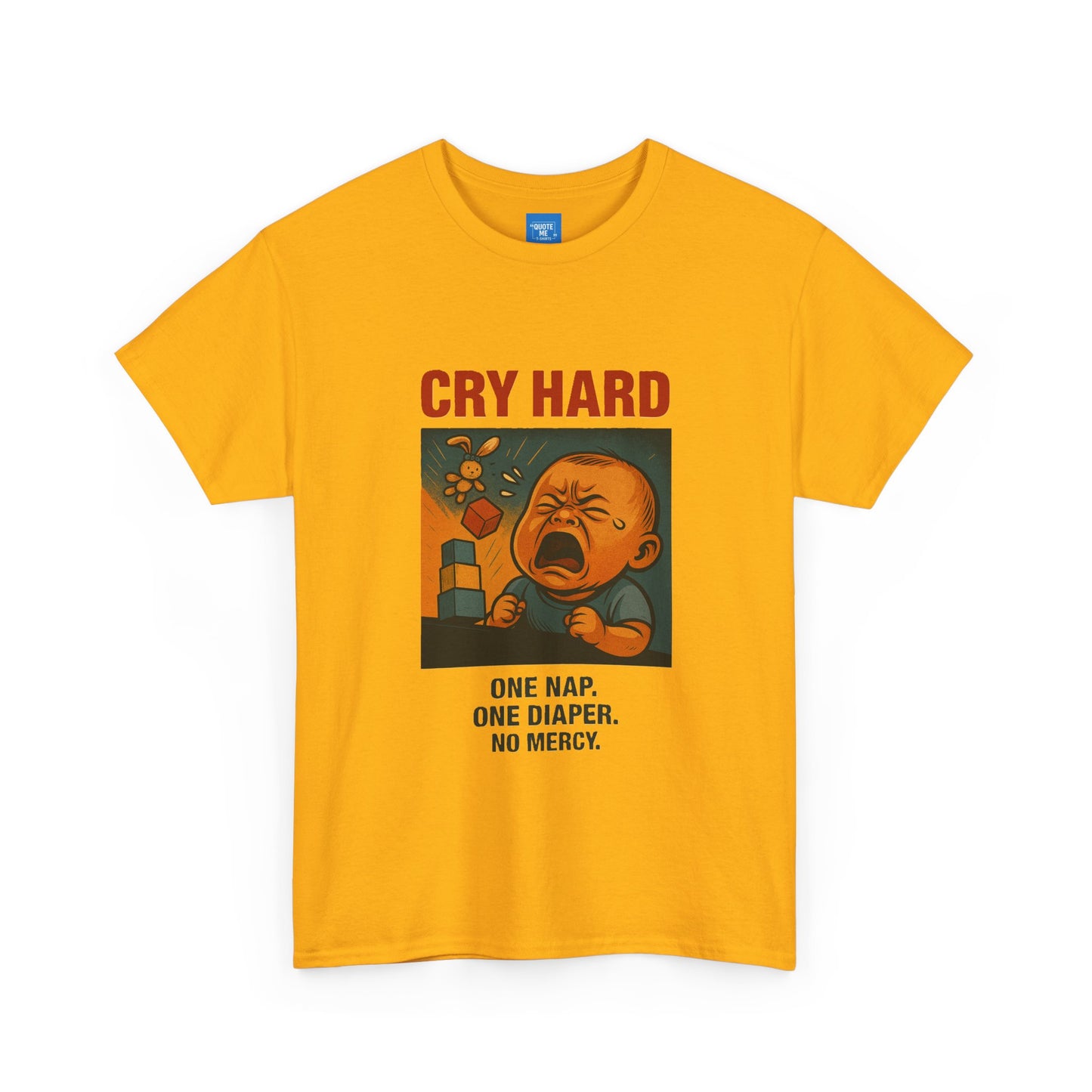 Cry Hard Funny T-Shirt, Parody Die Motherhood, Unisex Tee, Humorous Graphic Shirt, Gift for Moms