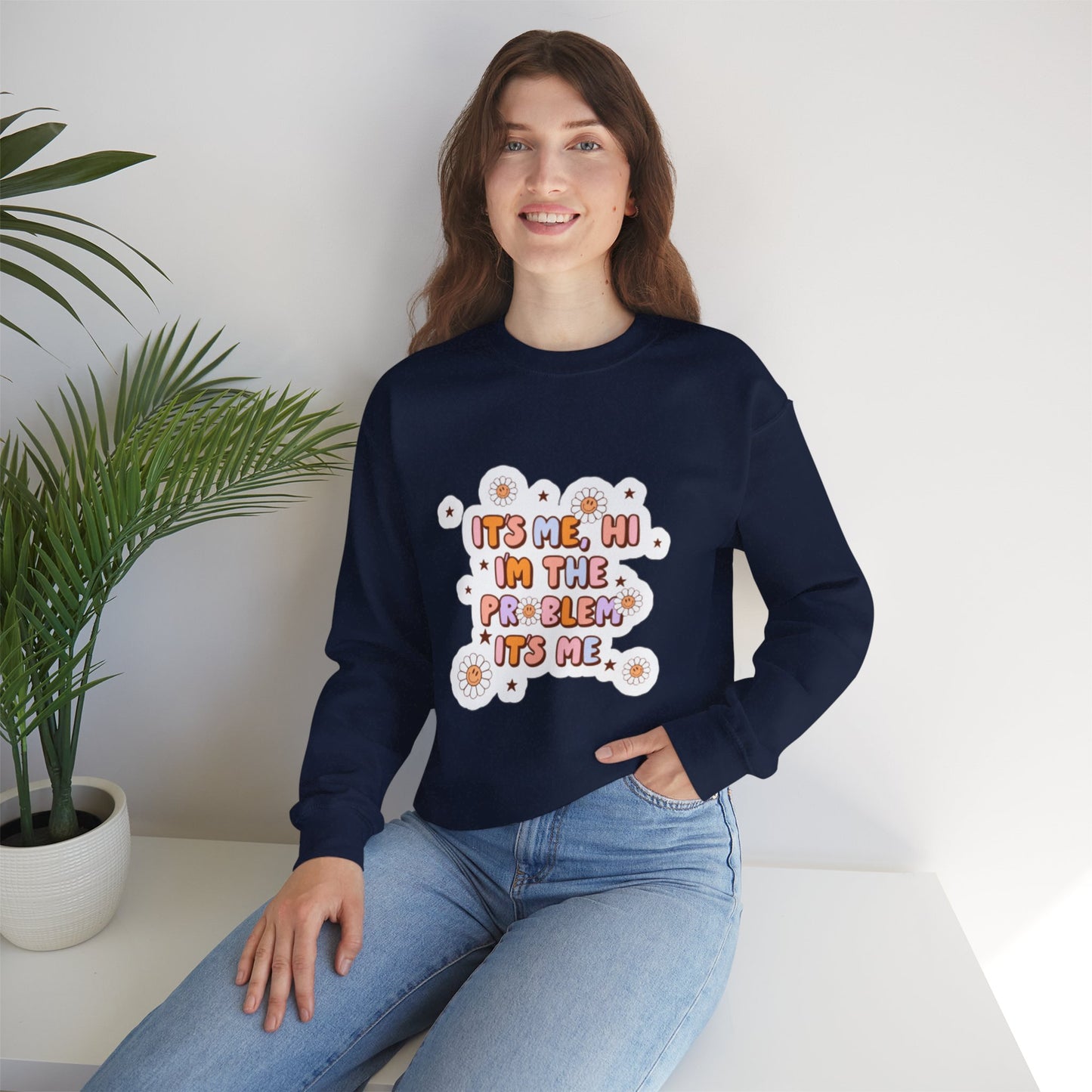 Lyrical Unisex Sweatshirt, Problematic Music Quote Jumper, Gift for Music Lover, Cosy Graphic Crewneck Pullover, Lyrics Sweater