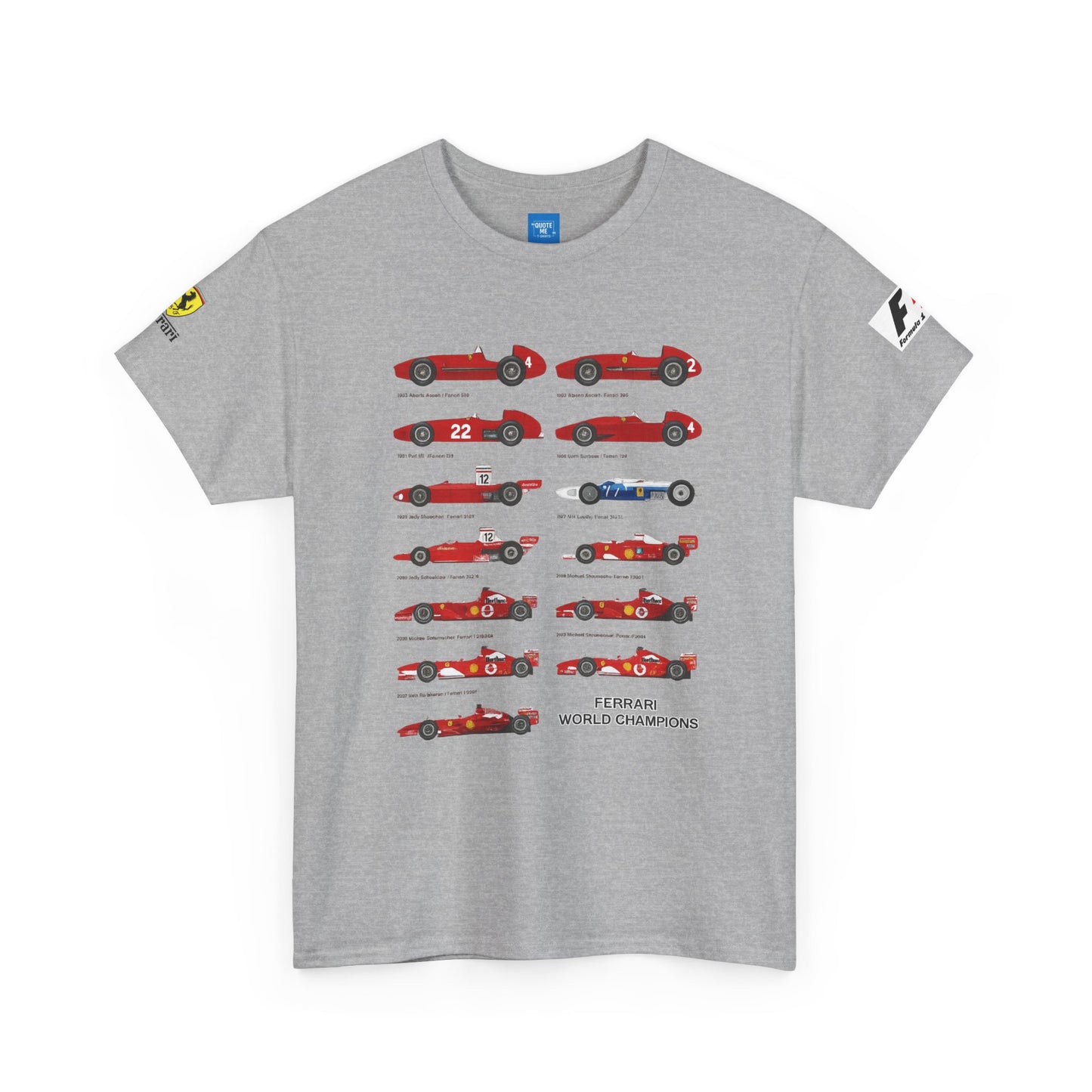 Unofficial F1 Racing Tee, Ferrari Inspired Shirt, Motorsport Graphic Top, Race Car Apparel, Automotive Clothing