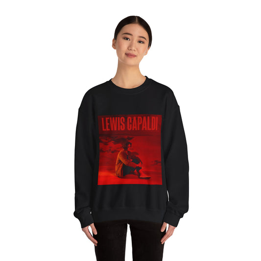 Lewis Capaldi Inspired Crewneck Sweatshirt, Cozy Unisex Pullover, Music Artist Apparel, Gift for Fans, Casual Wear, Concert Outfit