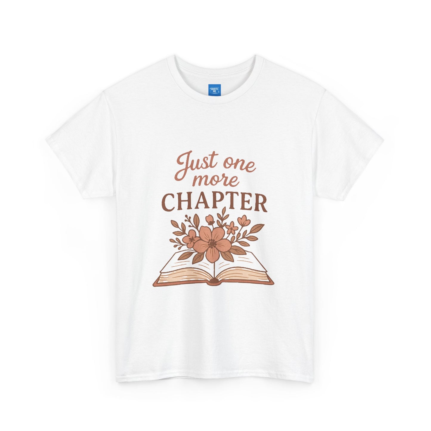 Just one more chapter, Book Lover Unisex Heavy Cotton Tee, Reading Tee, Bookworm Shirt, Literary Gift, Novel Reader Top