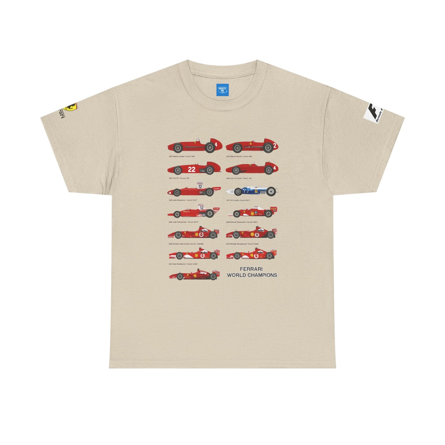 Unofficial F1 Racing Tee, Ferrari Inspired Shirt, Motorsport Graphic Top, Race Car Apparel, Automotive Clothing