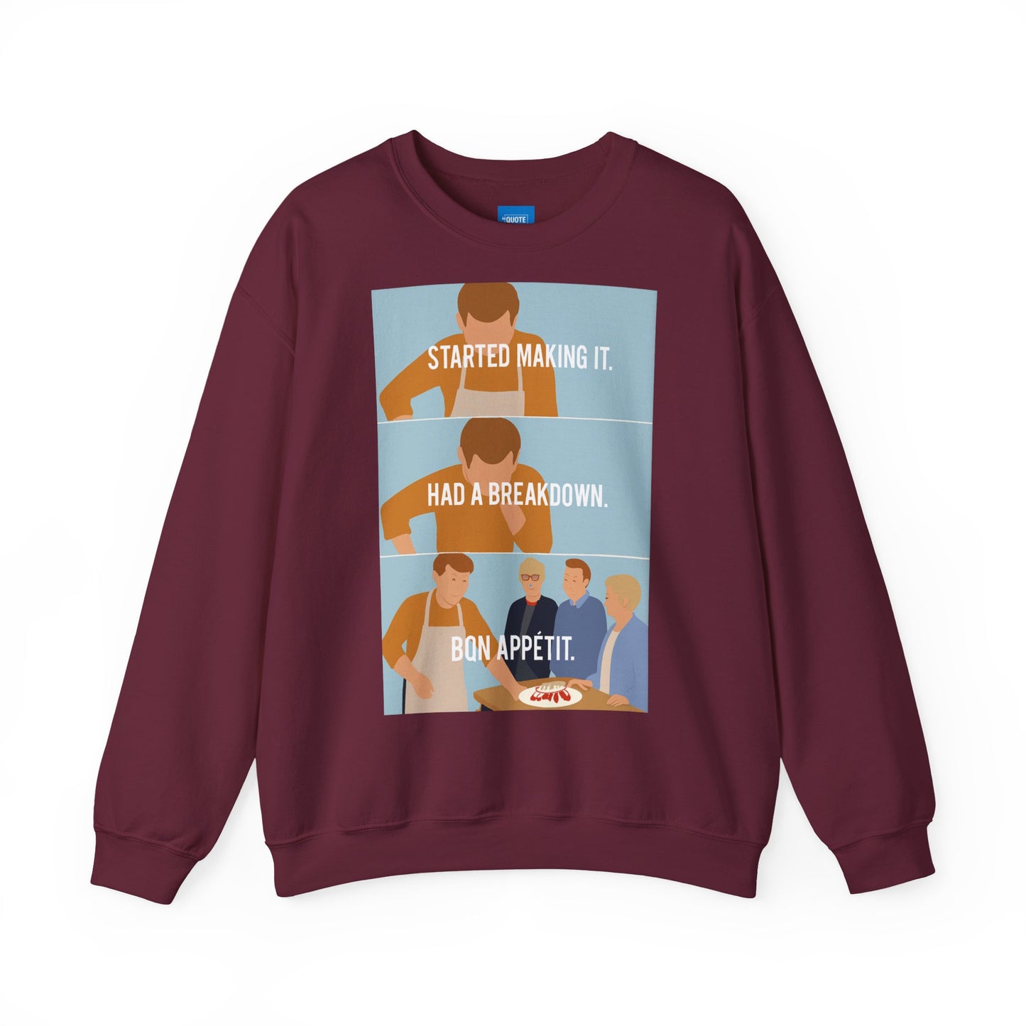 GBBO Unisex Sweatshirt, James Acaster Quote Jumper, Funny Baking Crewneck, Great British Bake Off Gift, Comfy Pullover, Baking Enthusiast