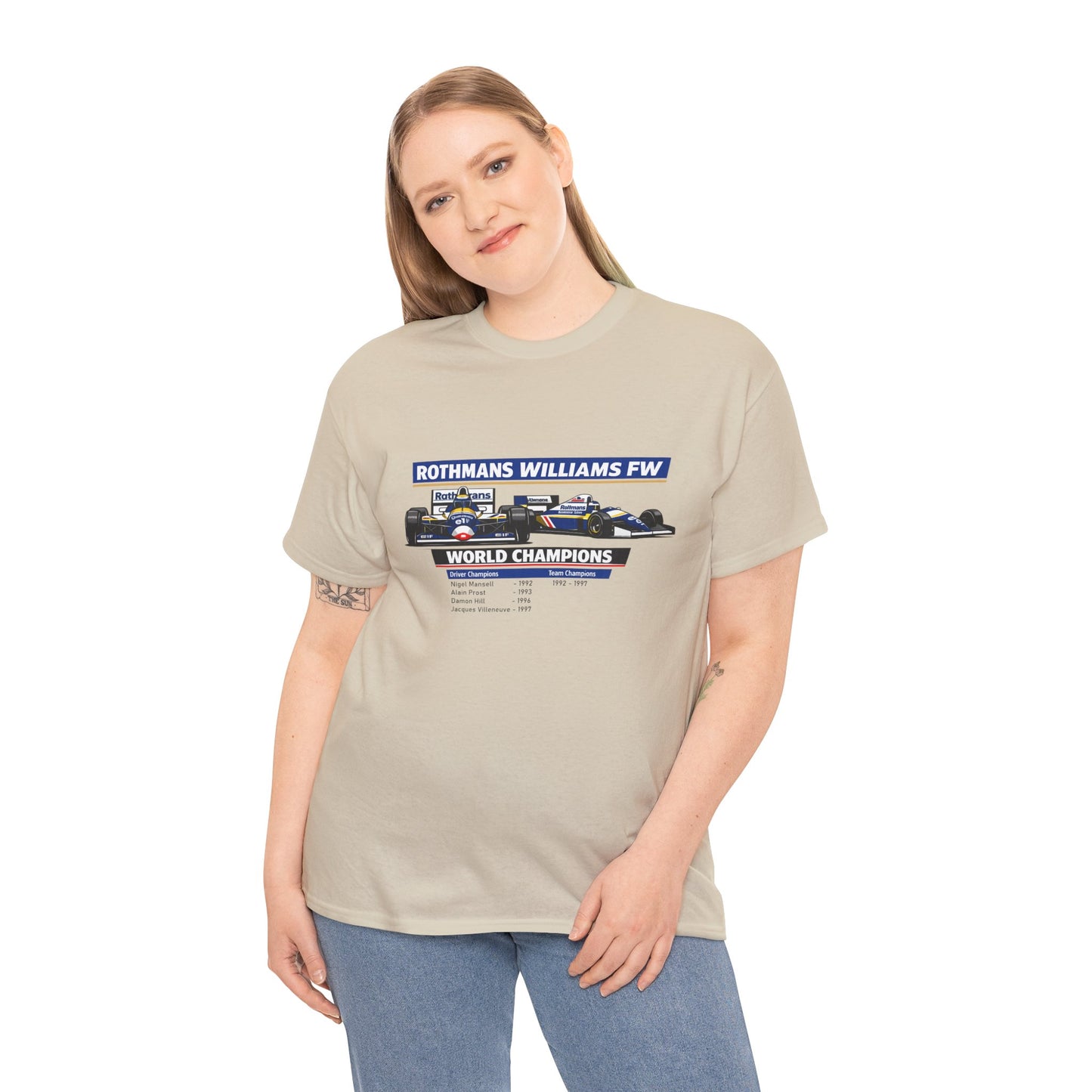 90s Williams Formula One Racing Tee — Retro Motorsport T-Shirt