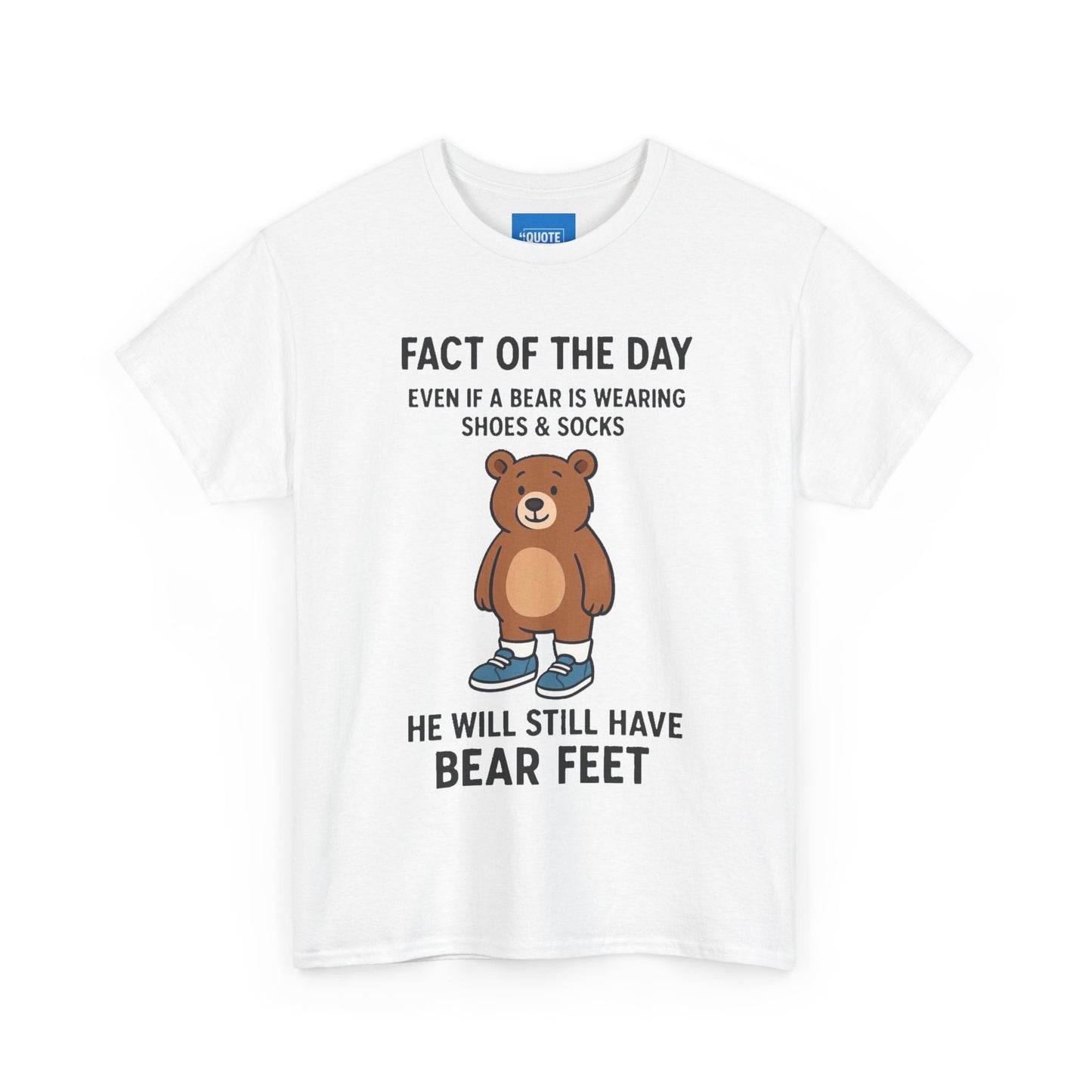 Funny Bear T-shirt, Cute Animal Graphic Tee, Humorous Bear Shirt, Comical Bear Top, Joke Bear Unisex T-shirt