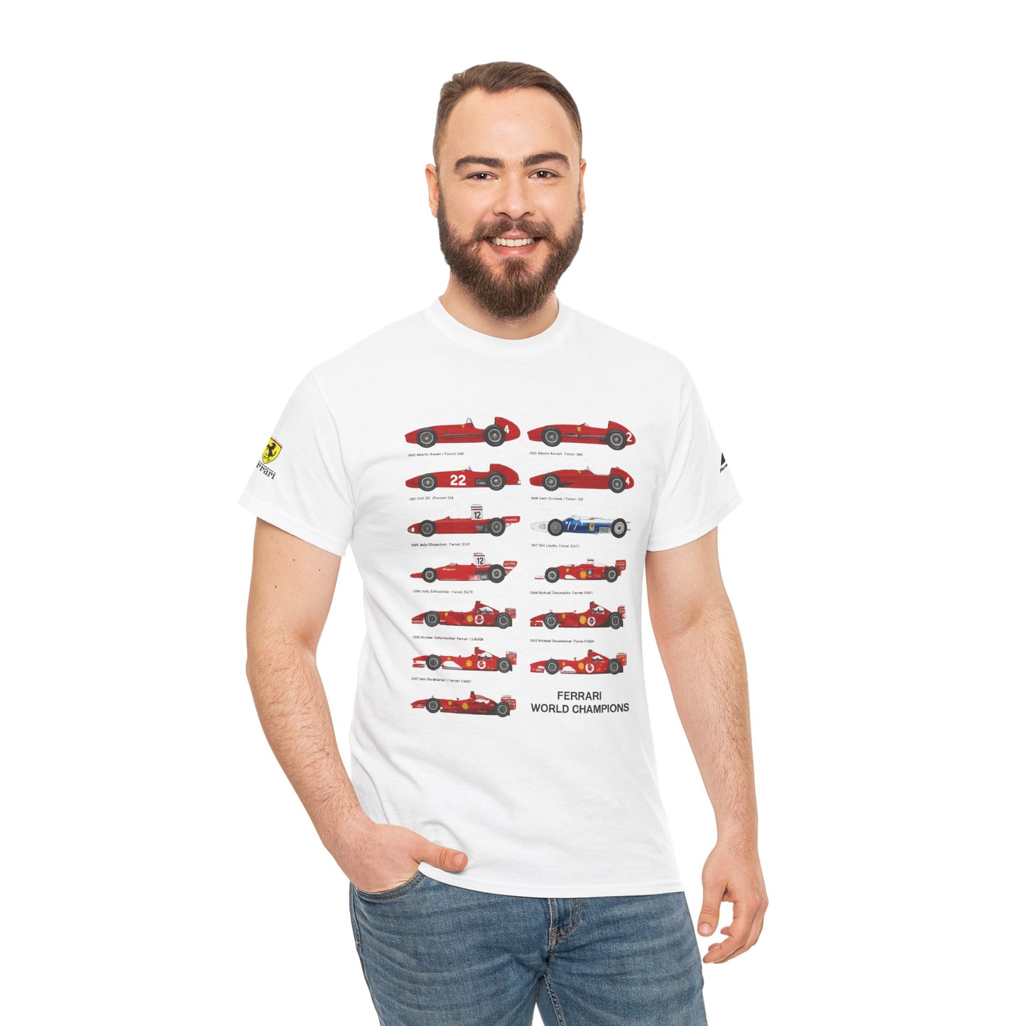 Unofficial F1 Racing Tee, Ferrari Inspired Shirt, Motorsport Graphic Top, Race Car Apparel, Automotive Clothing