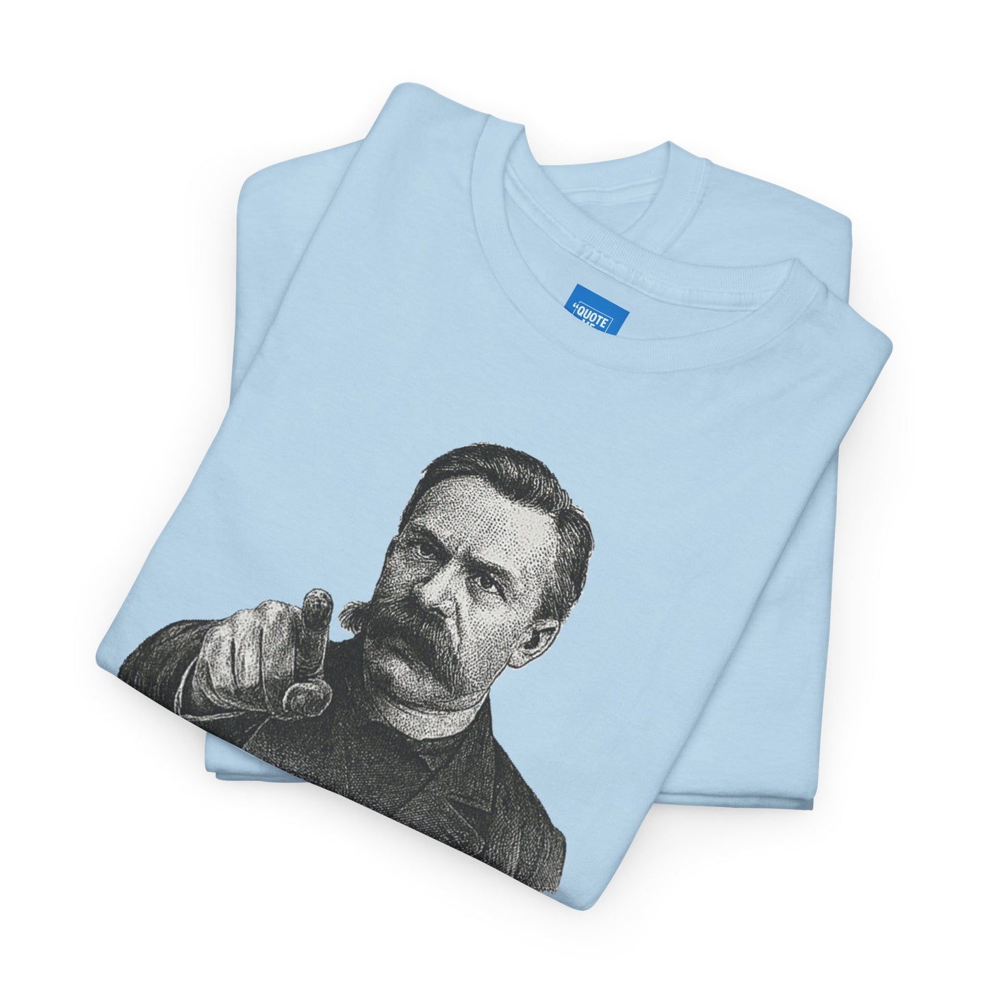 Philosophical Nietzsche Tee, Men Women Unisex Shirt, Existential Quote Graphic Top, Gift for Philosophy Lovers, Classic Cotton Tee,