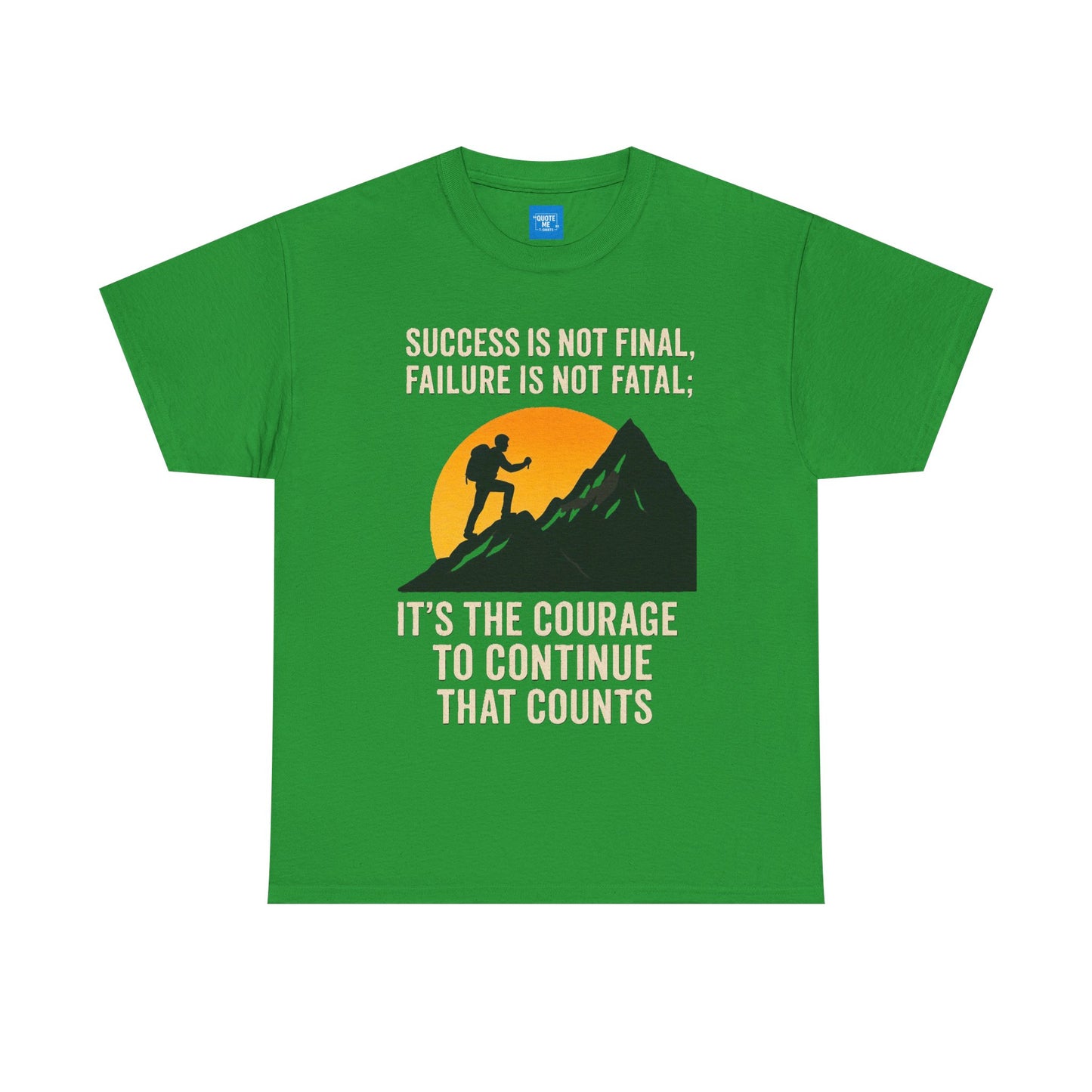 Success is not final T-shirt, Unisex Heavy Cotton Tee, Inspirational Graphic Tee, Quote Shirt