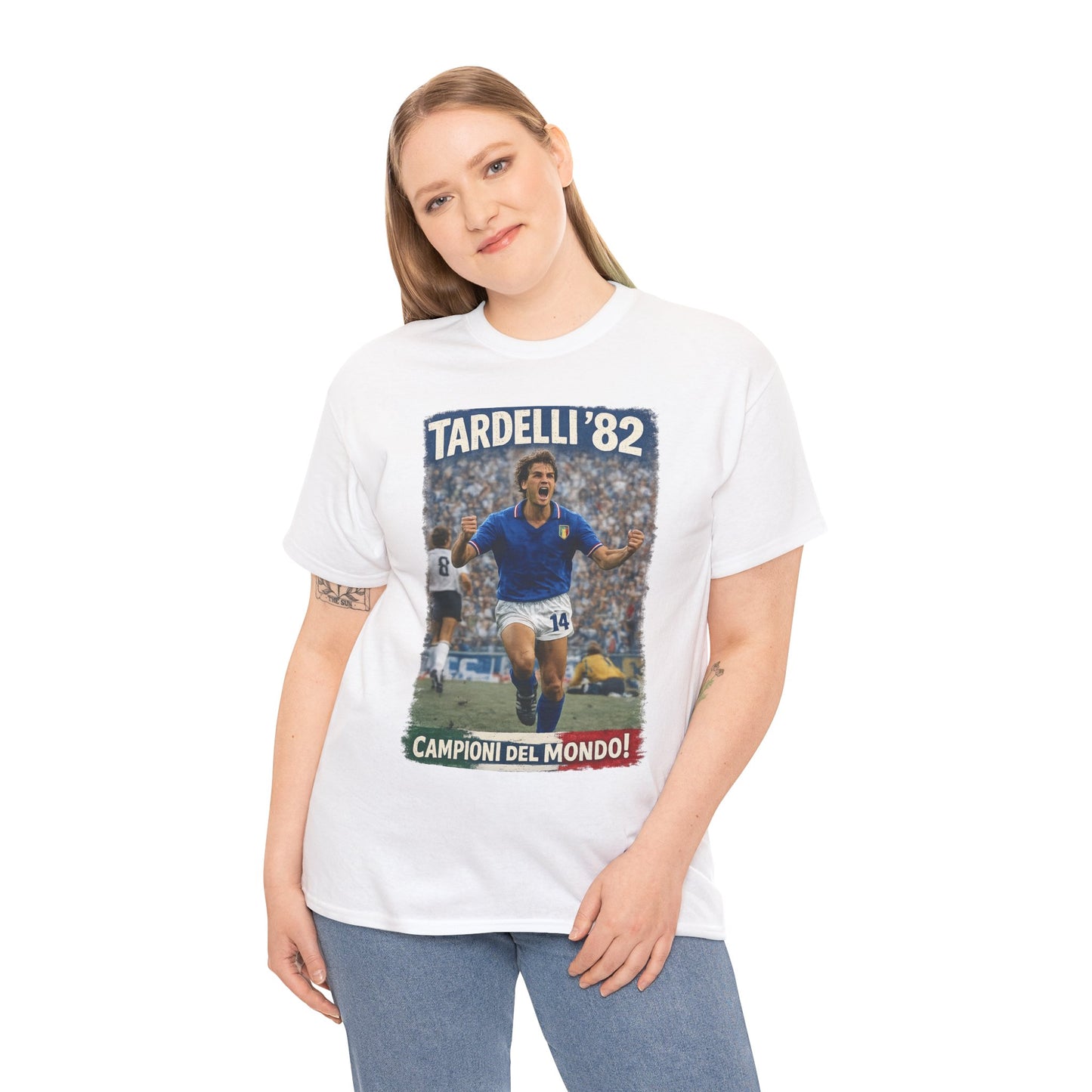Spain 1982 World Cup Marco Tardelli Goal Celebration T-Shirt