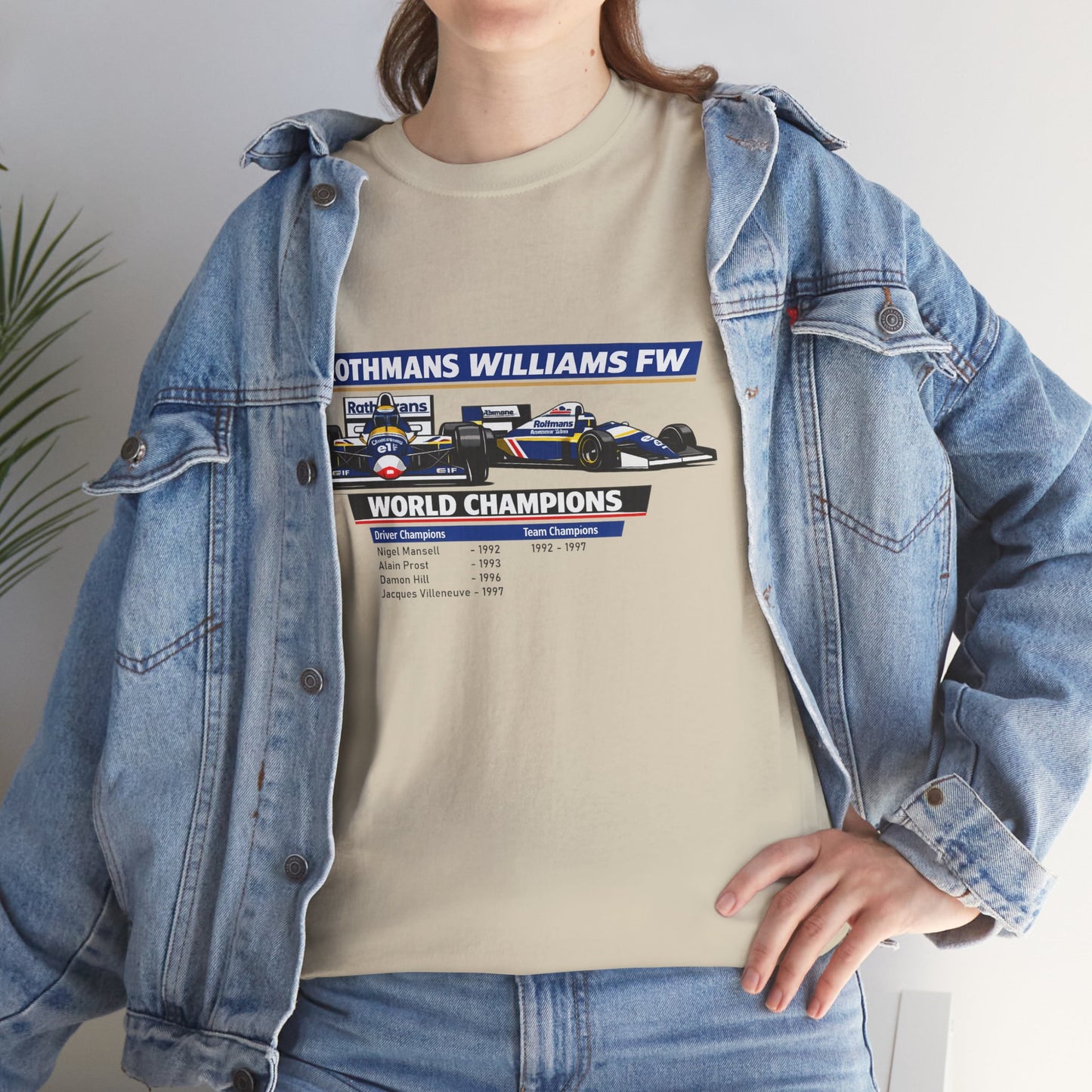 90s Williams Formula One Racing Tee — Retro Motorsport T-Shirt