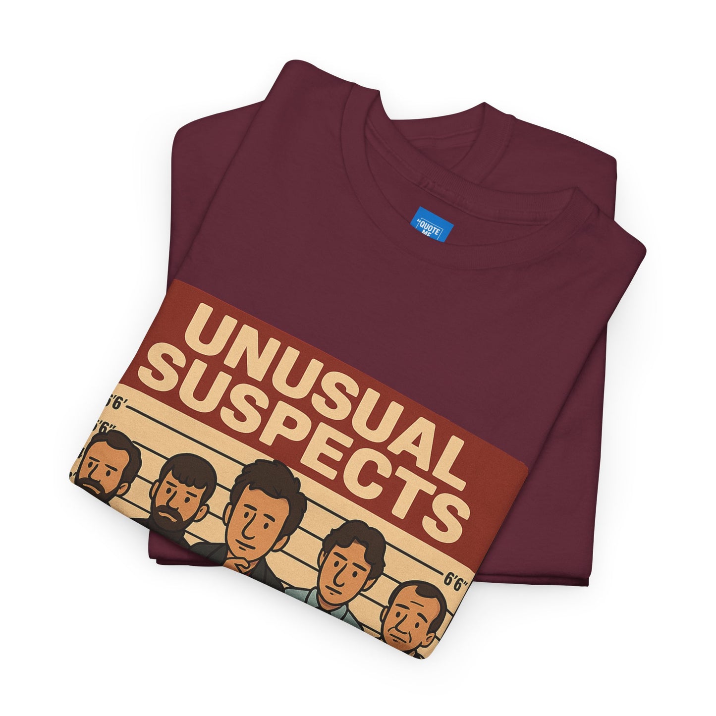 Unisex Heavy Cotton Tee - Unusual Suspects Inspired Quote T-Shirt, Graphic Tee, Unique Gift, Movie Quote Shirt, Cool Tee