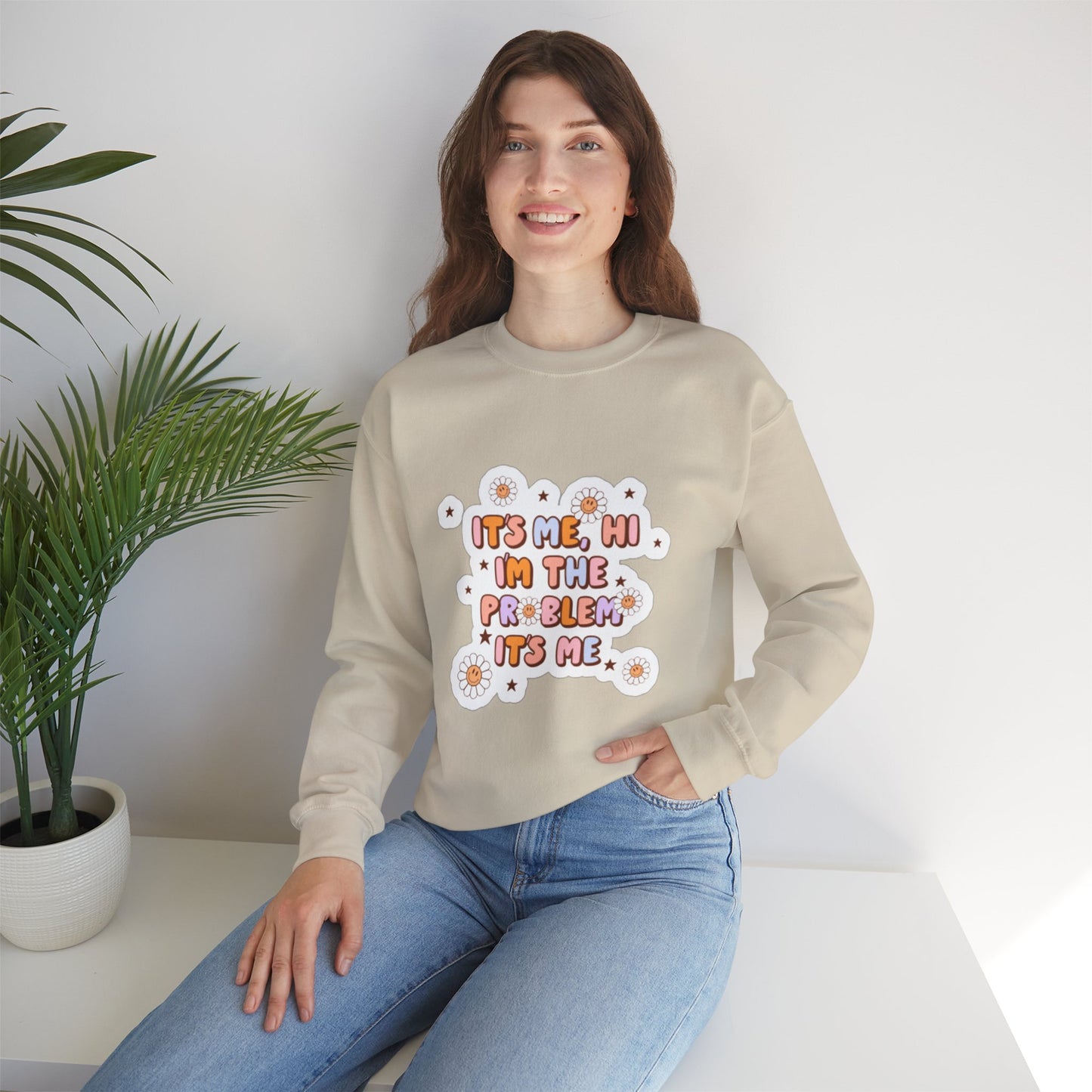 Lyrical Unisex Sweatshirt, Problematic Music Quote Jumper, Gift for Music Lover, Cosy Graphic Crewneck Pullover, Lyrics Sweater