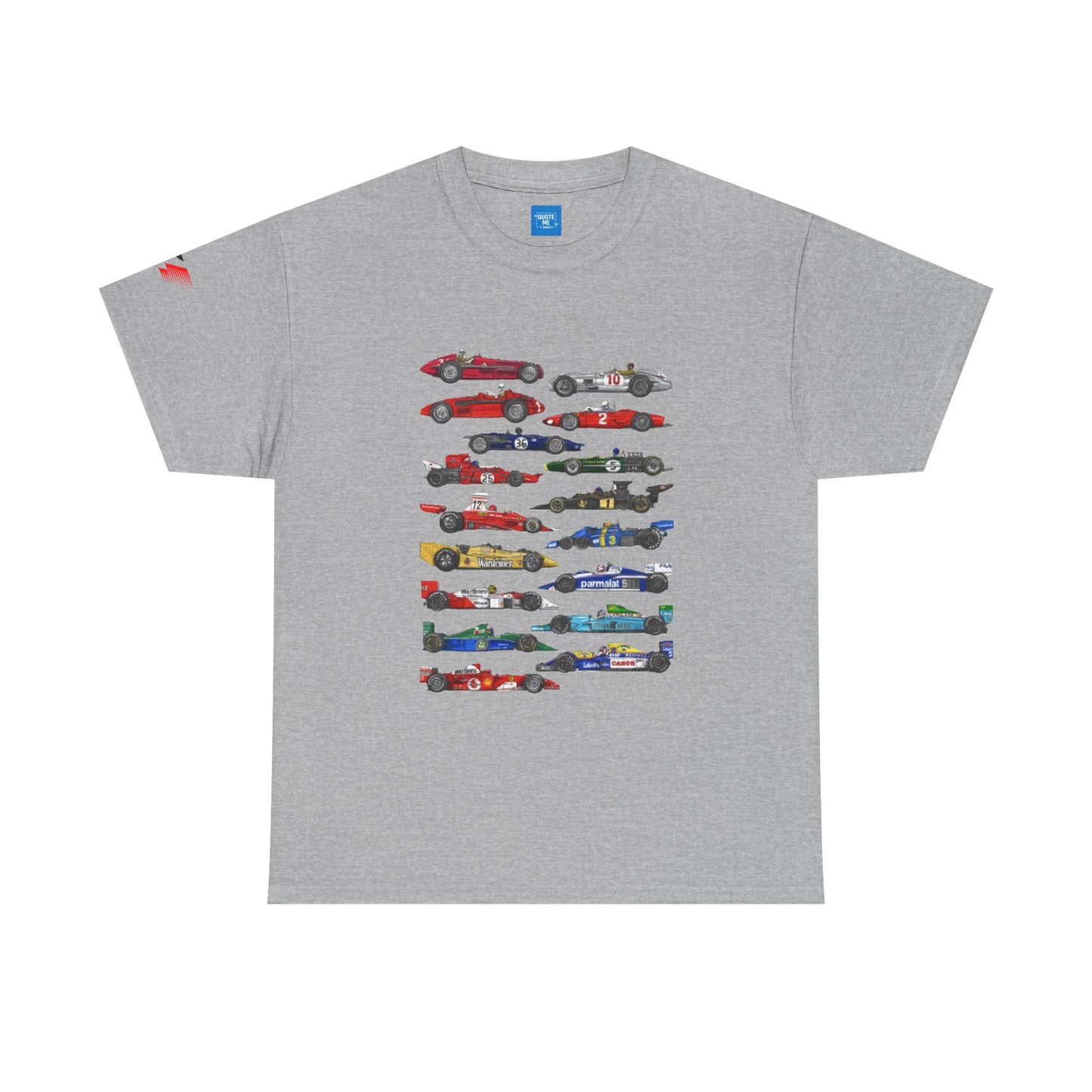 Unofficial 50 years of F1 Racing Tee, F1 Shirt, Motorsport Graphic Top, Race Car Apparel, Automotive Clothing