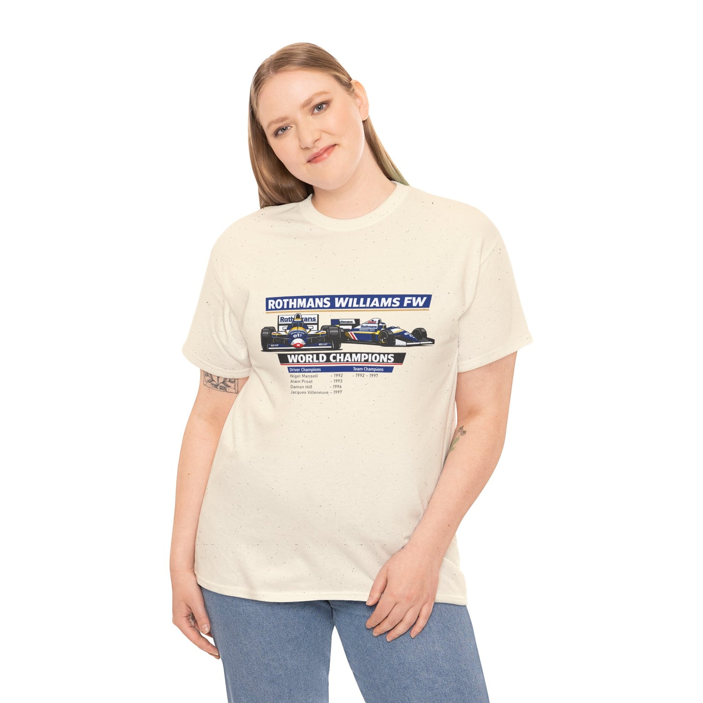 90s Williams Formula One Racing Tee — Retro Motorsport T-Shirt