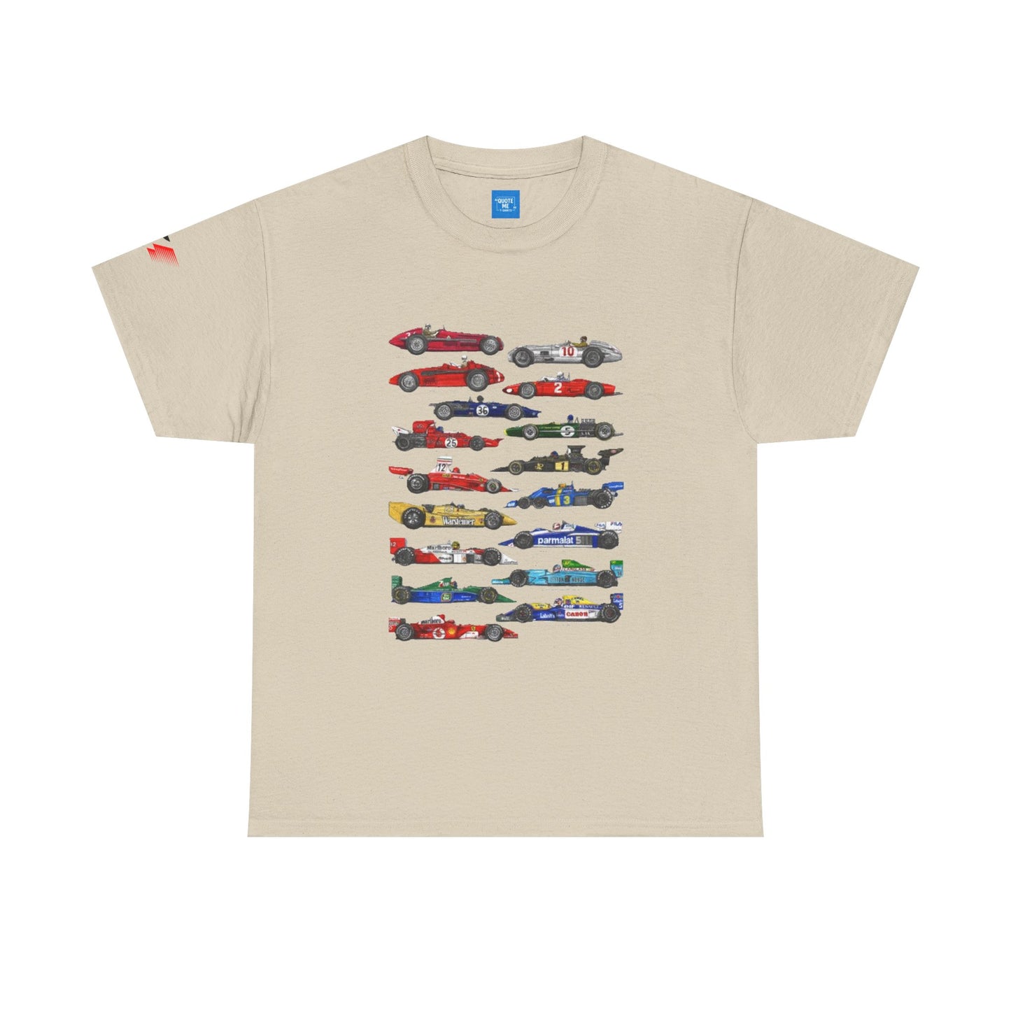 Unofficial 50 years of F1 Racing Tee, F1 Shirt, Motorsport Graphic Top, Race Car Apparel, Automotive Clothing