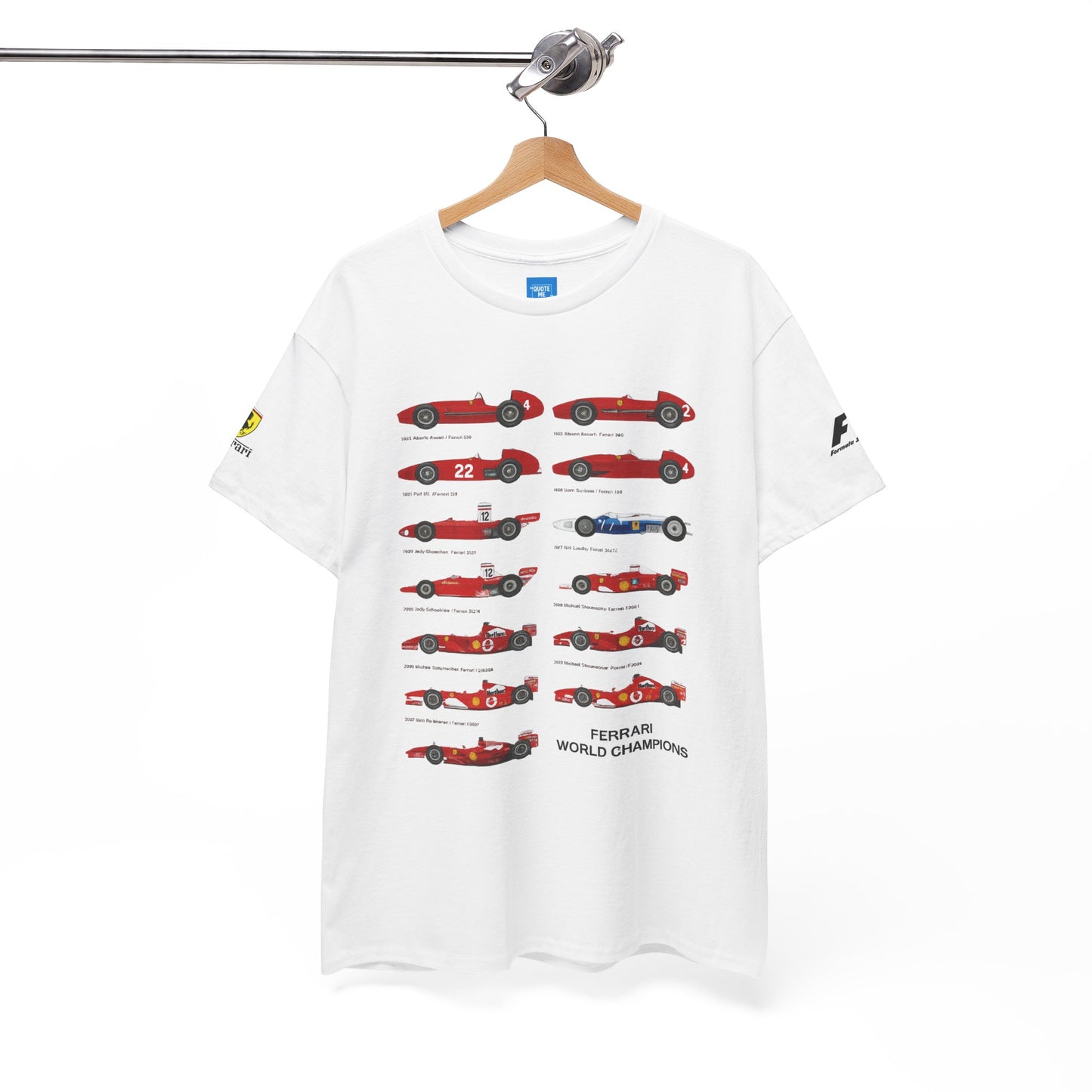 Unofficial F1 Racing Tee, Ferrari Inspired Shirt, Motorsport Graphic Top, Race Car Apparel, Automotive Clothing