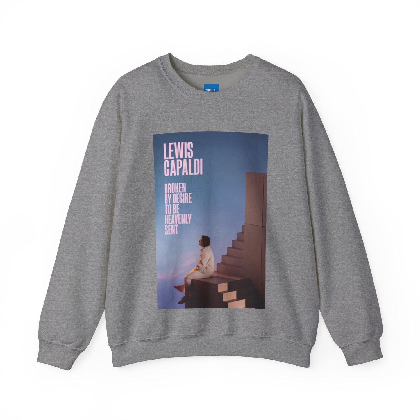 Lewis Capaldi Inspired Crewneck Sweatshirt, Cozy Unisex Pullover for Music Lovers, Perfect Gift for Concert Fans, Casual Wear