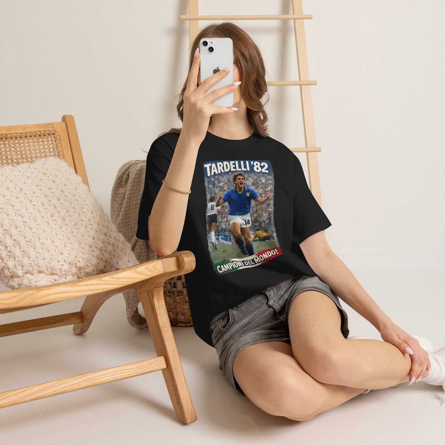 Spain 1982 World Cup Marco Tardelli Goal Celebration T-Shirt