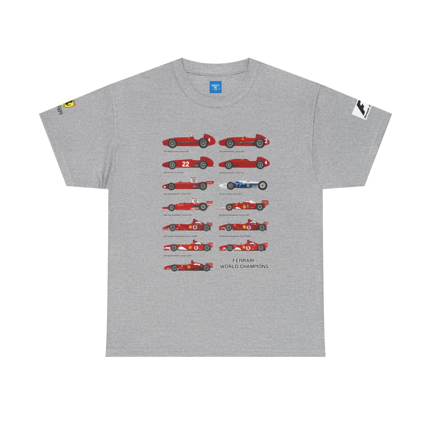 Unofficial F1 Racing Tee, Ferrari Inspired Shirt, Motorsport Graphic Top, Race Car Apparel, Automotive Clothing