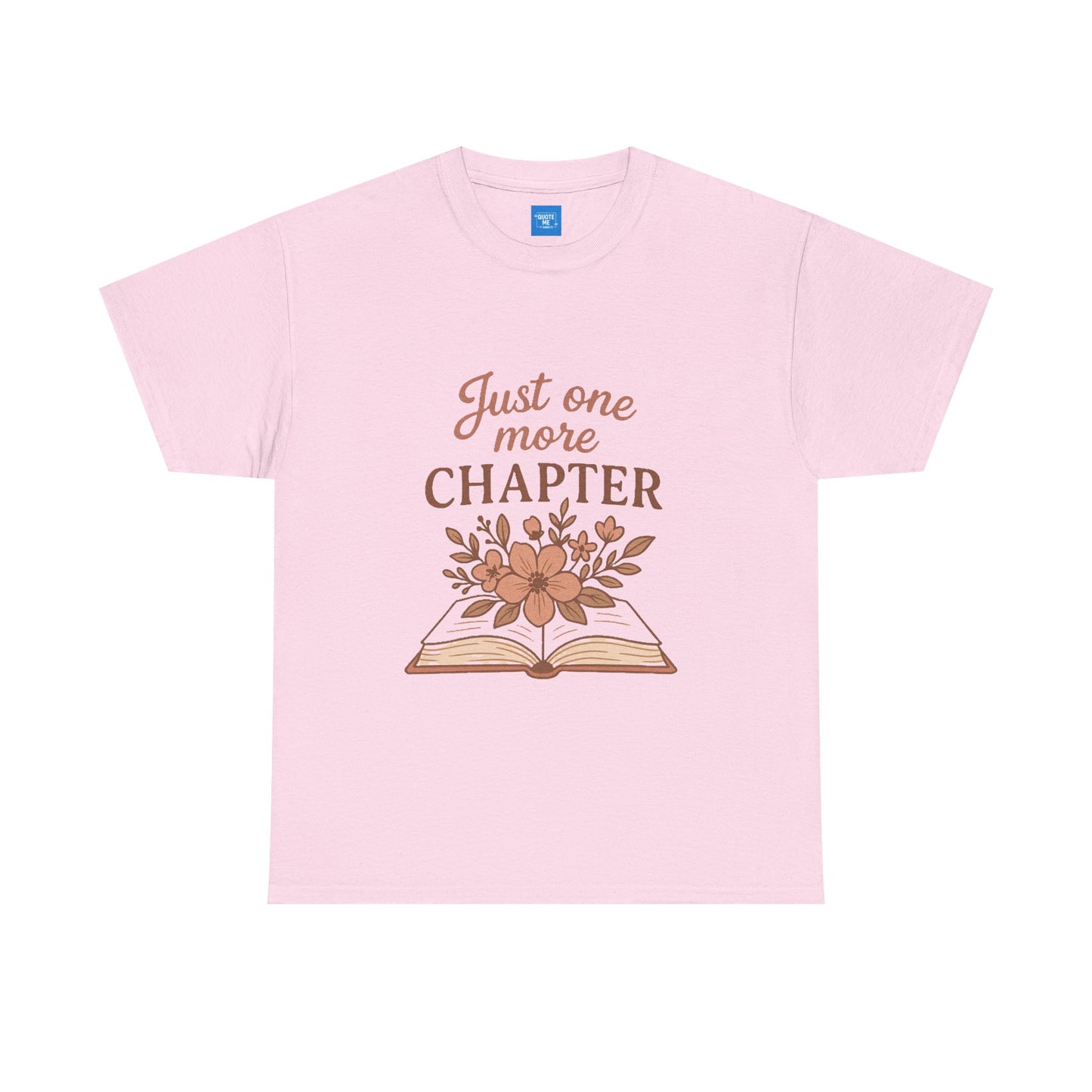 Just one more chapter, Book Lover Unisex Heavy Cotton Tee, Reading Tee, Bookworm Shirt, Literary Gift, Novel Reader Top