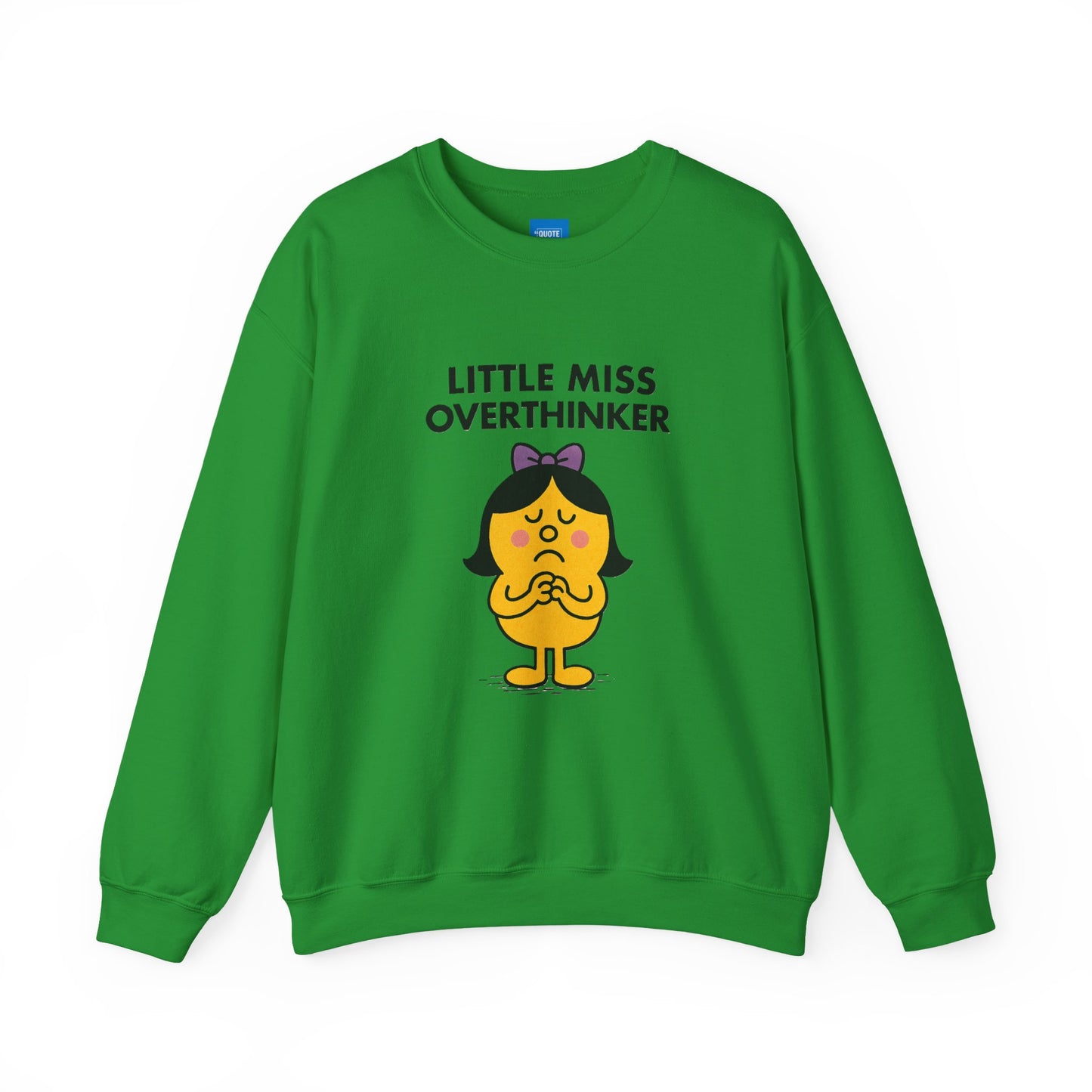 Little Miss Overthinker Sweatshirt, Funny Crewneck Jumper, Gift for Overthinkers, Cosy Pullover, Unisex Sweatshirt, Comfy Sweater