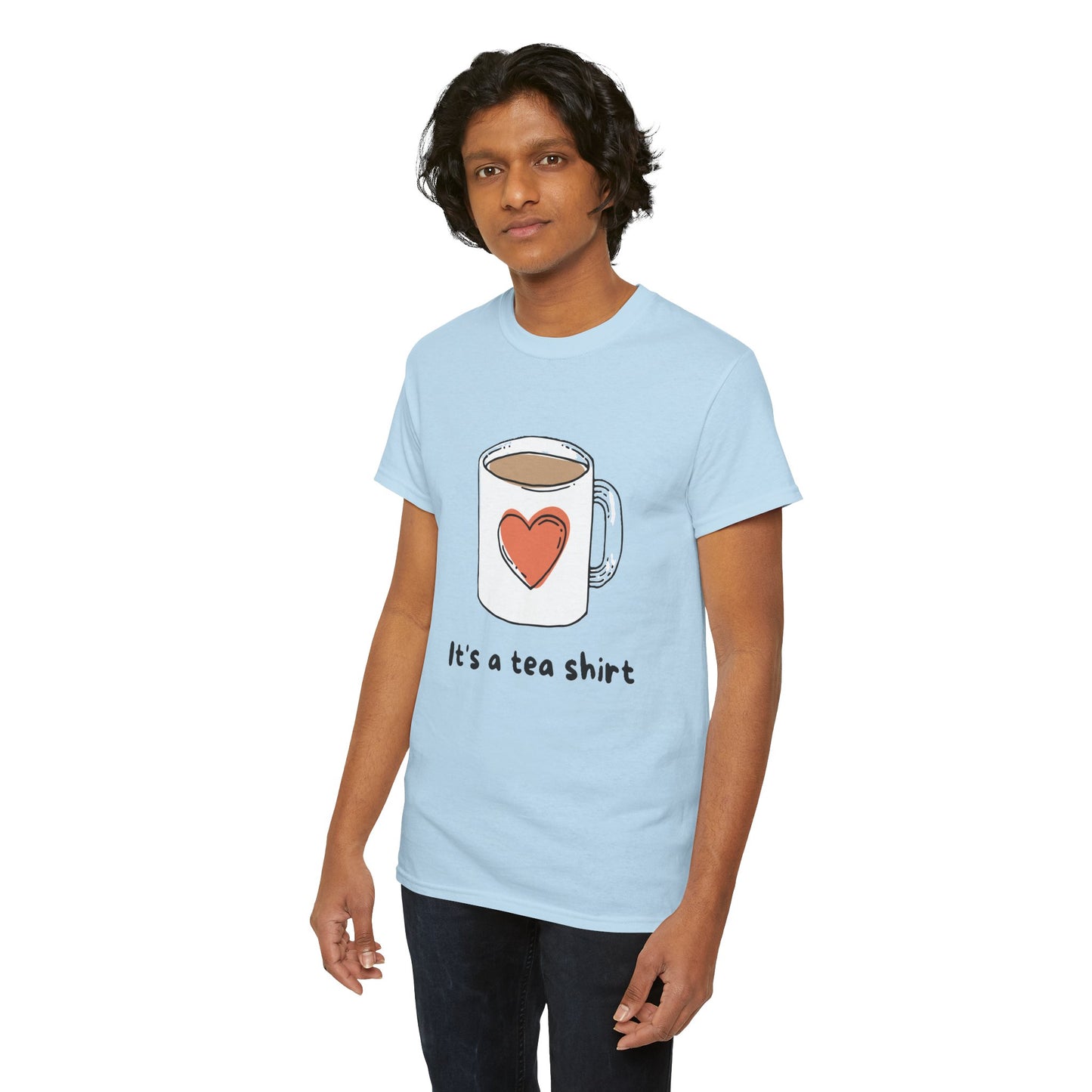 Tea Lover Unisex Heavy Cotton Tee, Tea Shirt for Men Women, Tea Drinker Gift, Tea Obsessed Tee, Tea Party Tshirt, Teatime Top