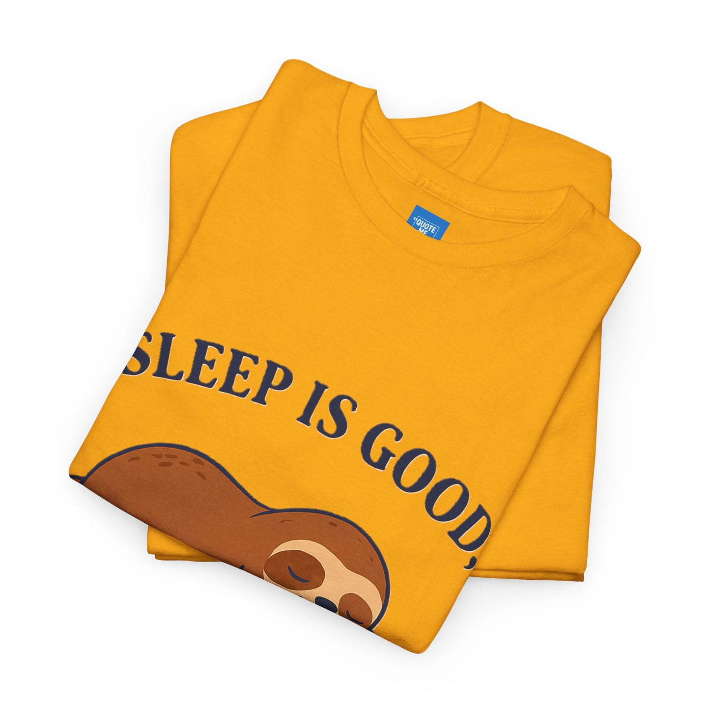 Sloth Book Lover Tee, Sleep is Good Shirt, Funny Bookworm Gift, Lazy Day T-Shirt, Relaxing Reading Top