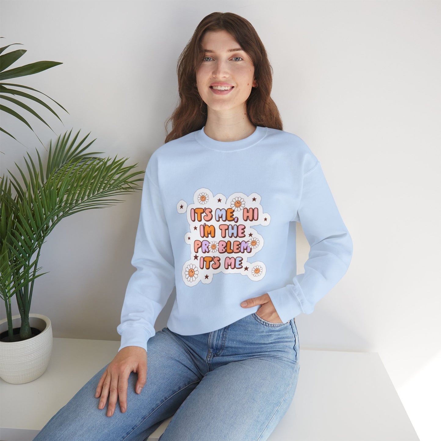 Lyrical Unisex Sweatshirt, Problematic Music Quote Jumper, Gift for Music Lover, Cosy Graphic Crewneck Pullover, Lyrics Sweater
