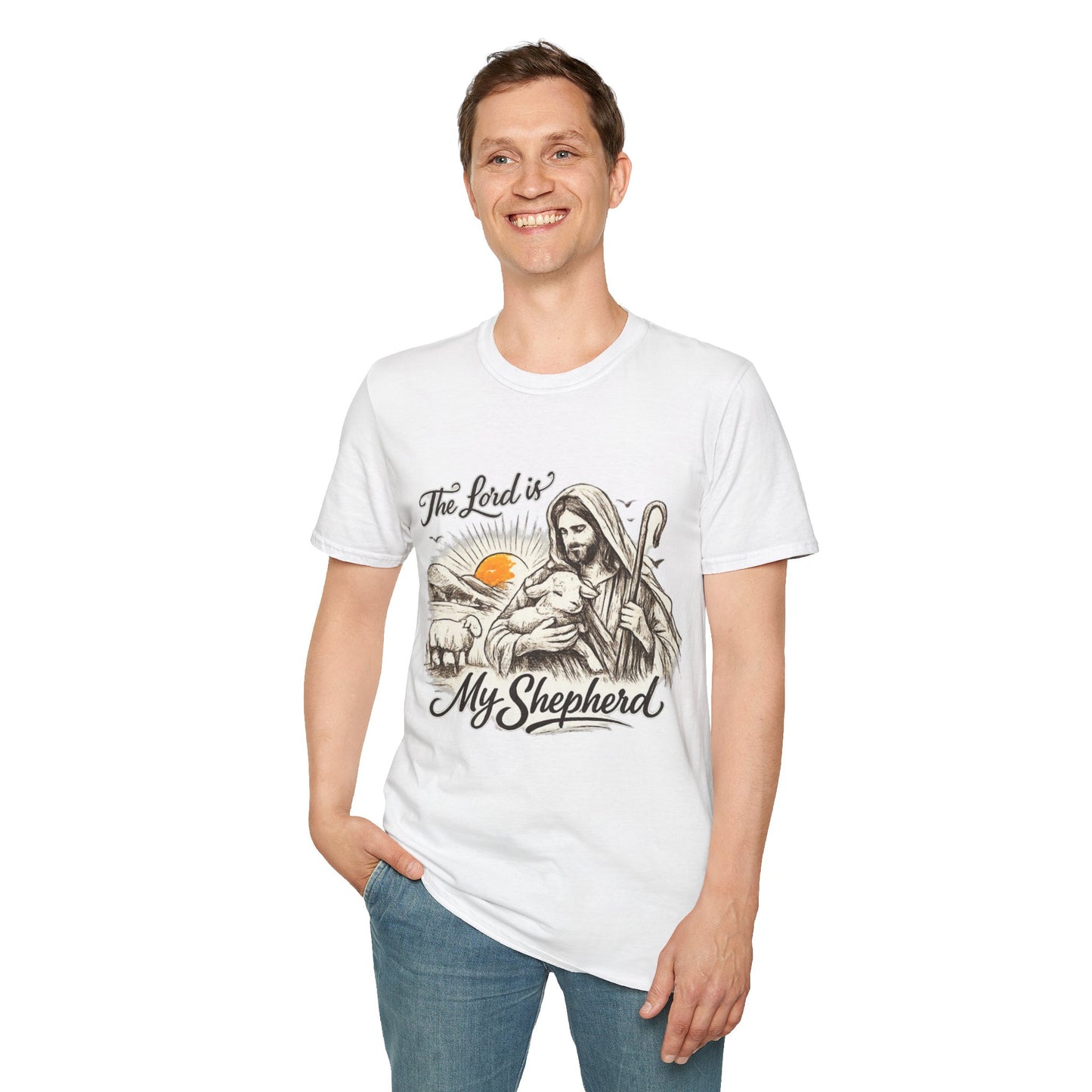 The Lord Is My Shepherd T-Shirt — Christian Faith Message Tee