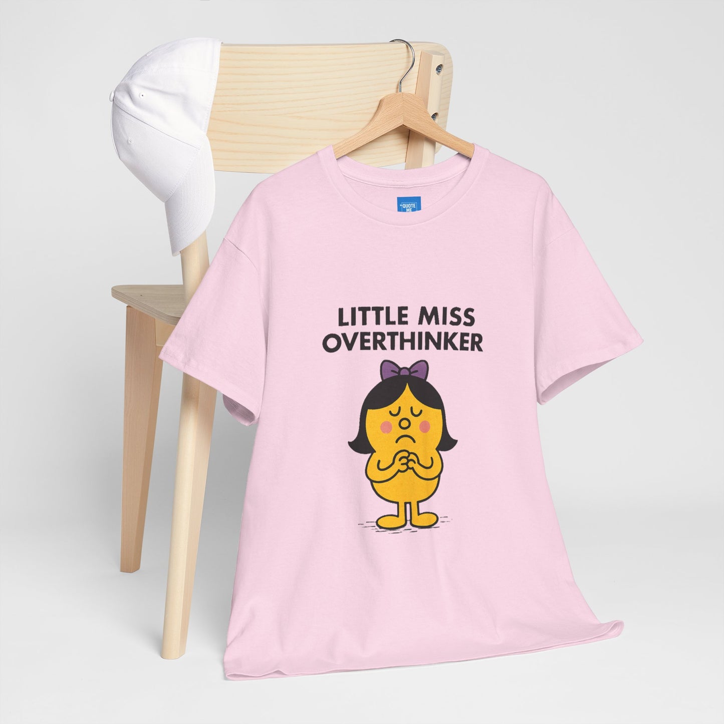 Little Miss Overthinker T-Shirt, Funny Graphic Tee, Sarcastic Women's Top, Gift for Overthinkers, Unisex Cotton Shirt