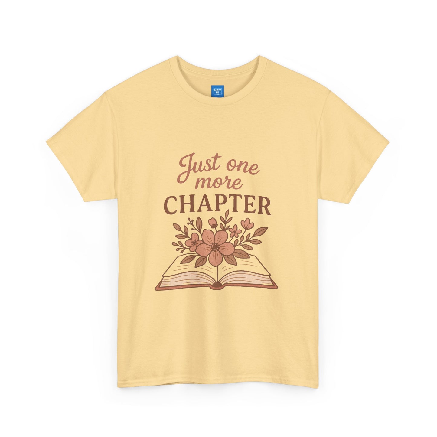 Just one more chapter, Book Lover Unisex Heavy Cotton Tee, Reading Tee, Bookworm Shirt, Literary Gift, Novel Reader Top