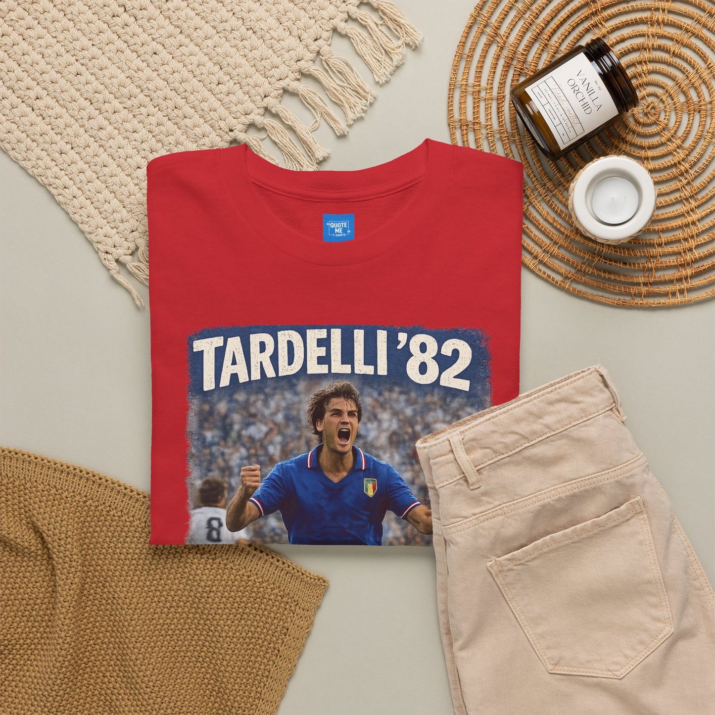 Spain 1982 World Cup Marco Tardelli Goal Celebration T-Shirt