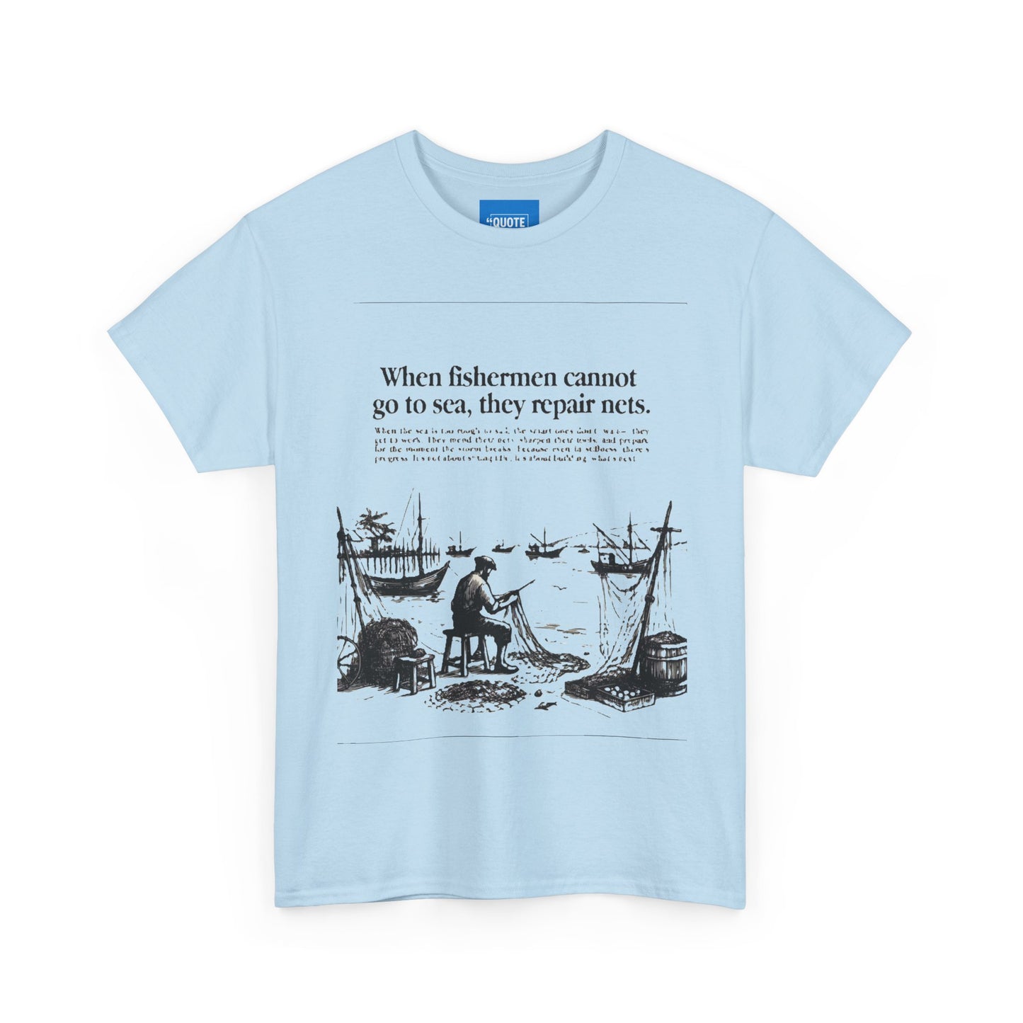 Fisherman Life Lessons Tee, Nautical Graphic Shirt, Boat Captain Gift, Sea Lover Top, Fishing Hobby Apparel