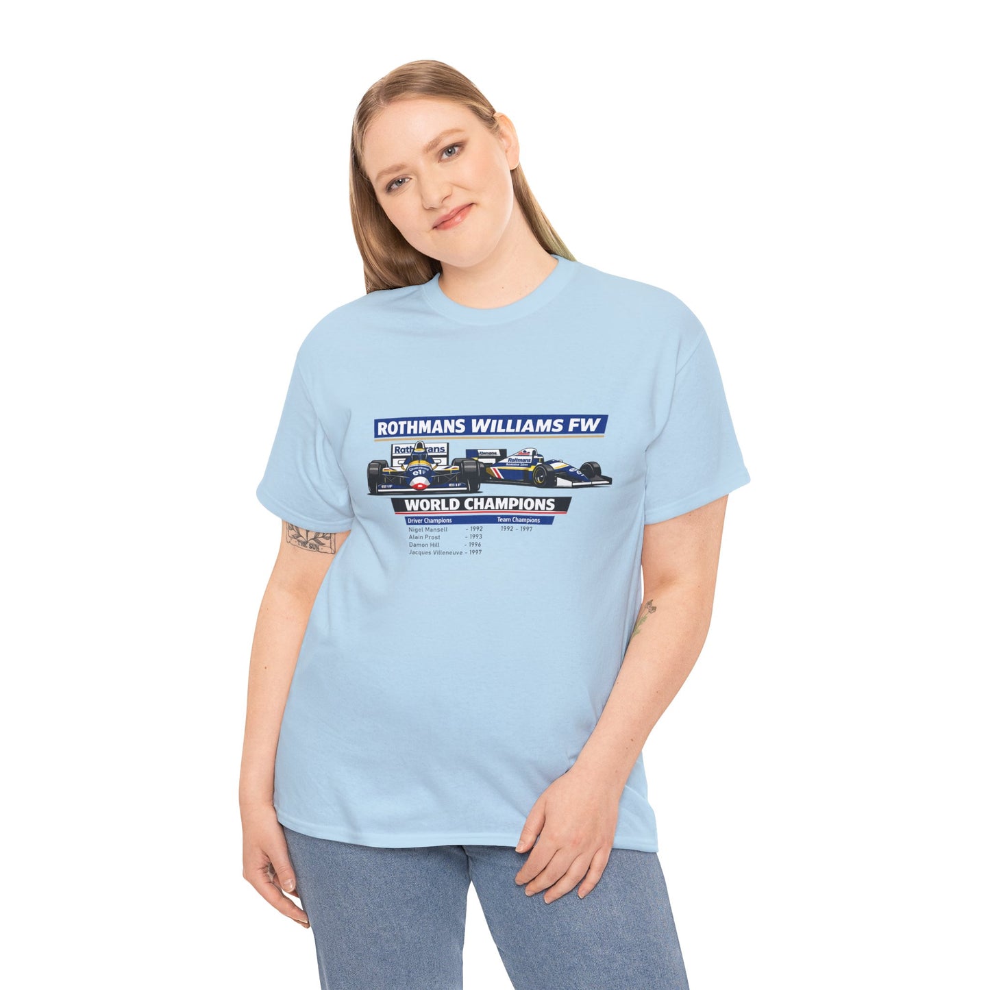 90s Williams Formula One Racing Tee — Retro Motorsport T-Shirt