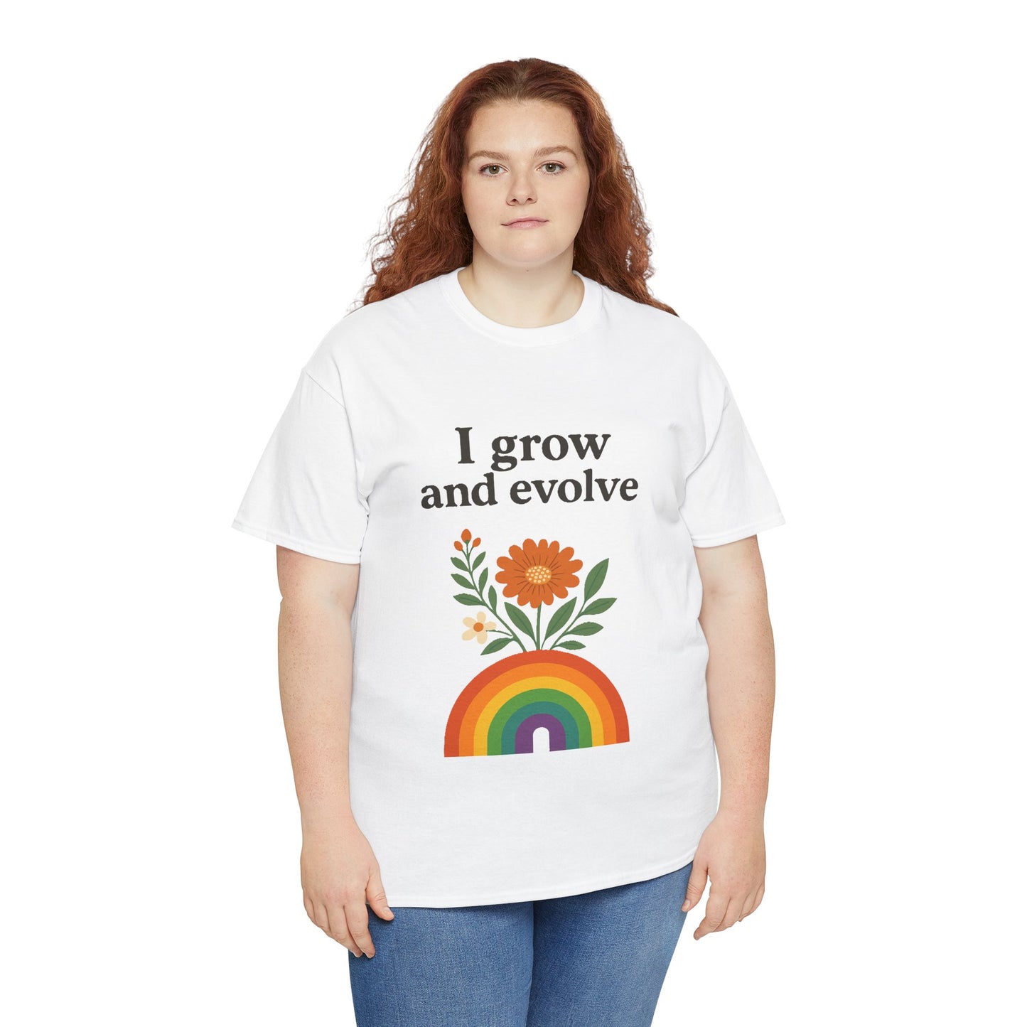Evolution Unisex Tee, Growth Shirt, Inspirational Tshirt, Personal Development Top, Gift for Self Improvement, Evolving Cotton Shirt