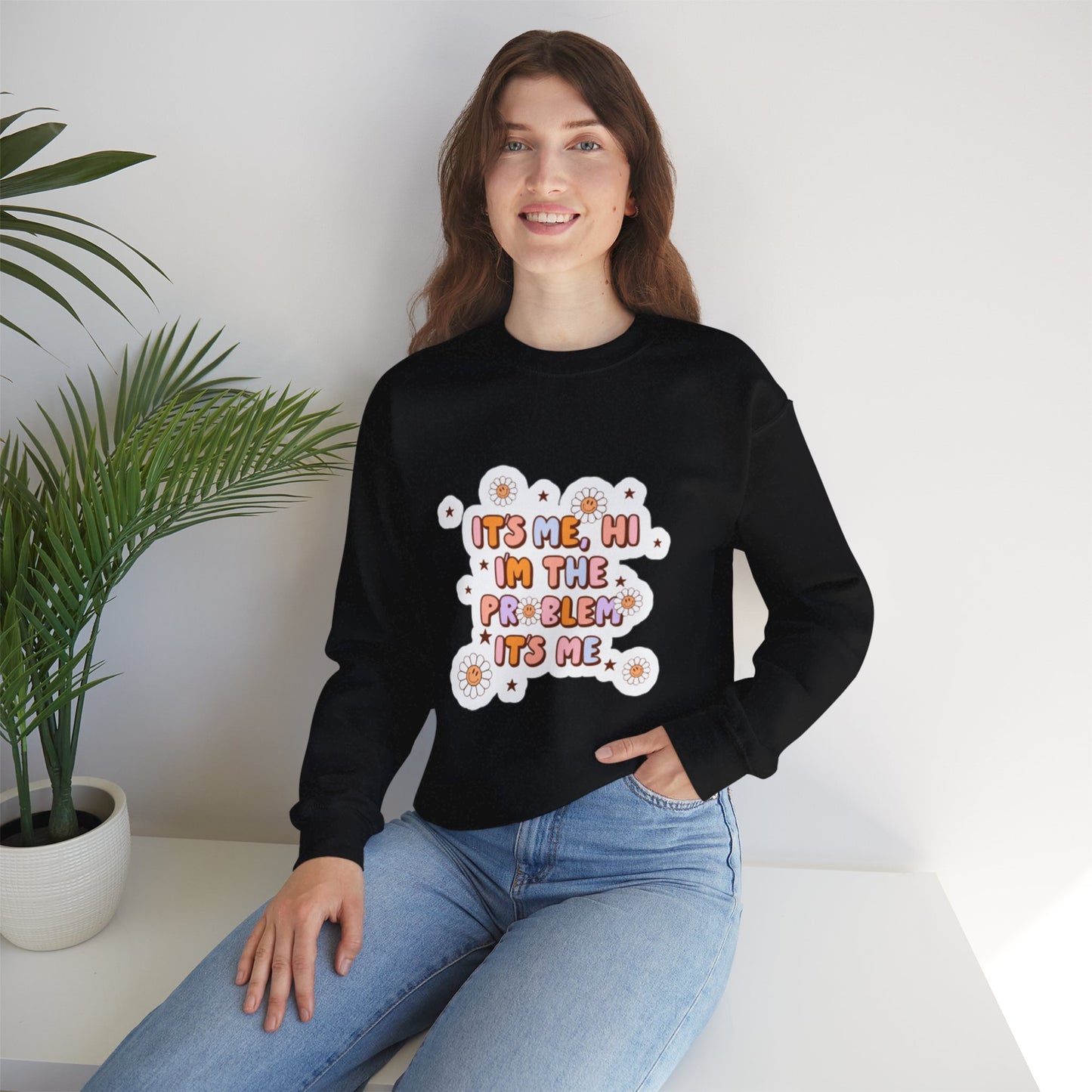 Lyrical Unisex Sweatshirt, Problematic Music Quote Jumper, Gift for Music Lover, Cosy Graphic Crewneck Pullover, Lyrics Sweater