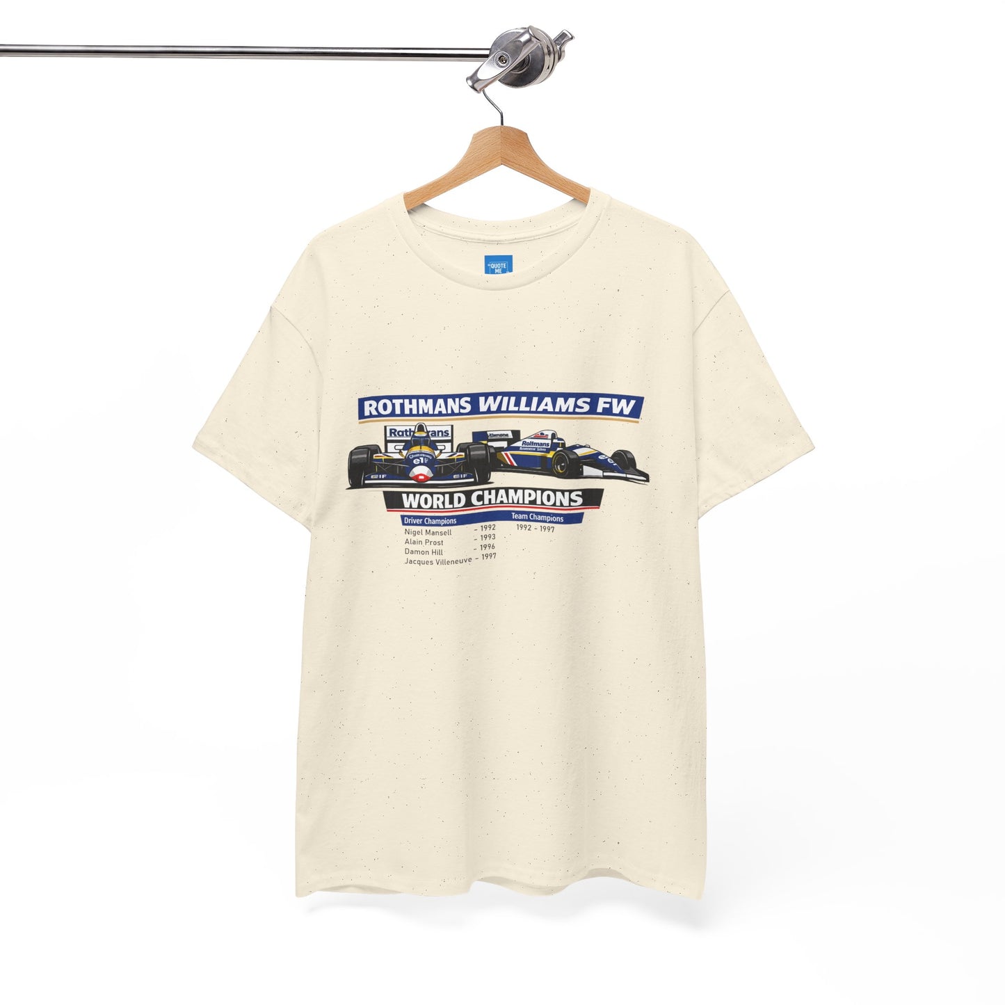 90s Williams Formula One Racing Tee — Retro Motorsport T-Shirt
