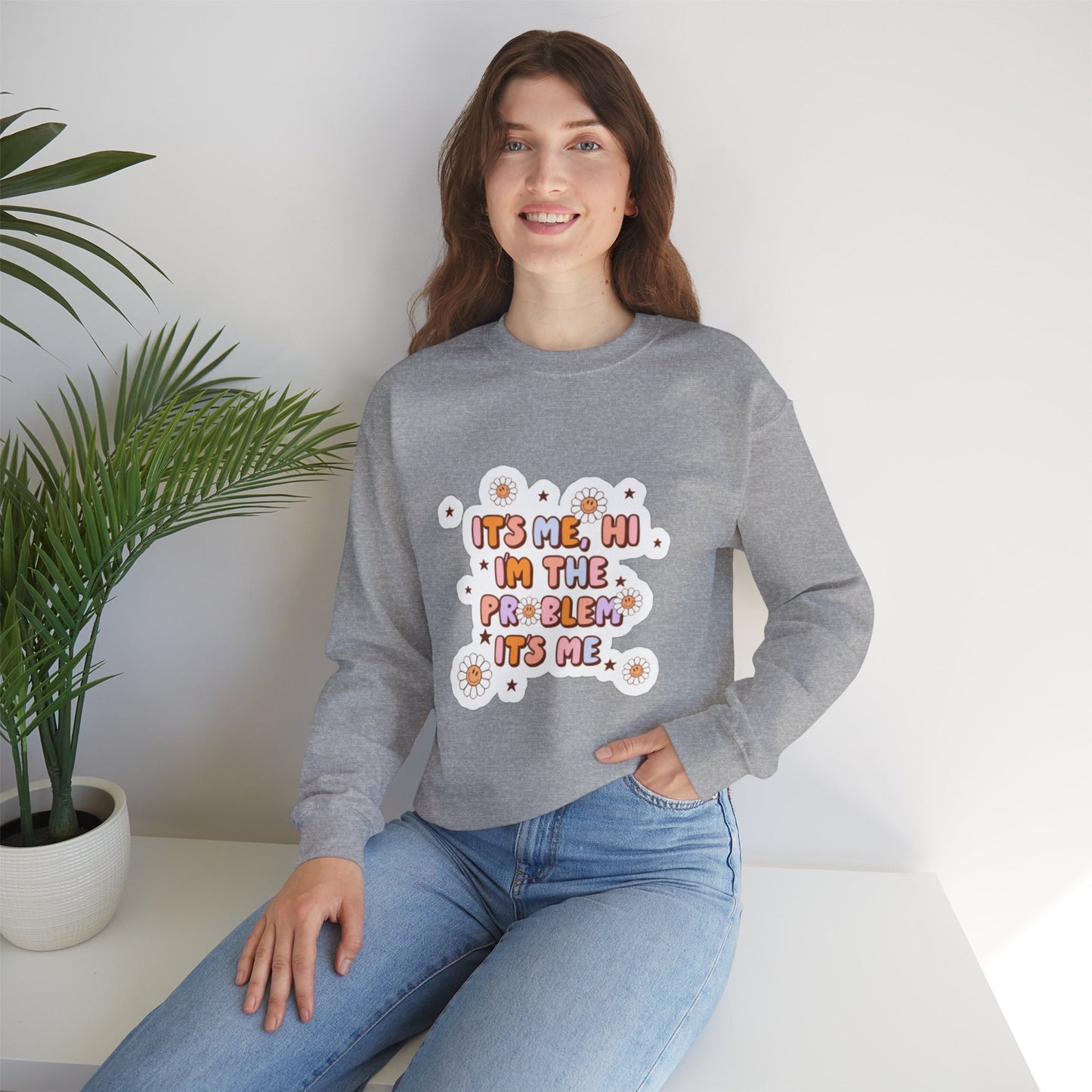 Lyrical Unisex Sweatshirt, Problematic Music Quote Jumper, Gift for Music Lover, Cosy Graphic Crewneck Pullover, Lyrics Sweater