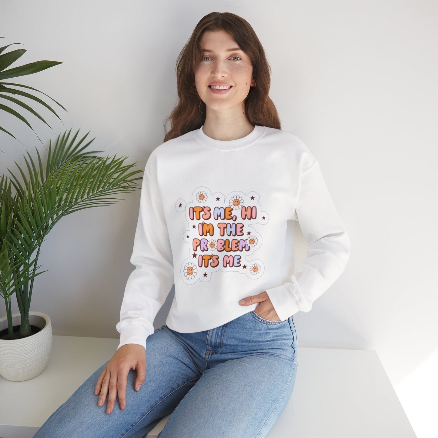 Lyrical Unisex Sweatshirt, Problematic Music Quote Jumper, Gift for Music Lover, Cosy Graphic Crewneck Pullover, Lyrics Sweater
