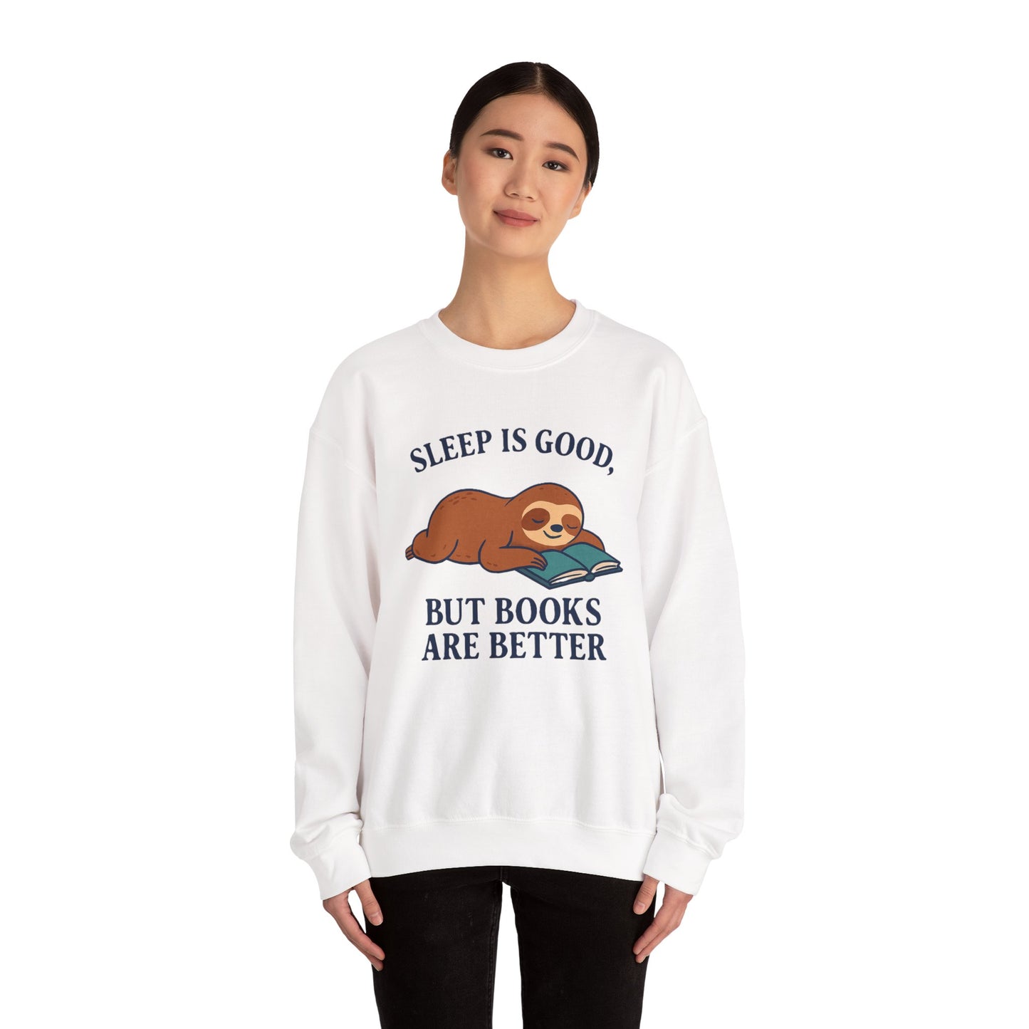 Cozy Book Lover Sweatshirt, Reading is Life, Bookworm Gift, Book Club Apparel, Literary Vibes Jumper