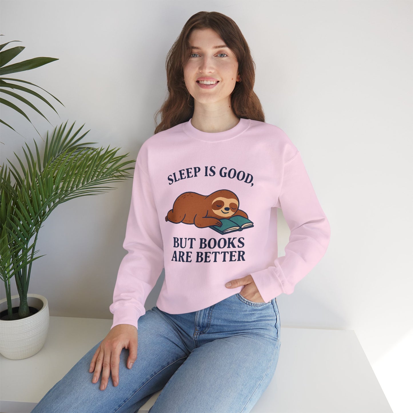 Cozy Book Lover Sweatshirt, Reading is Life, Bookworm Gift, Book Club Apparel, Literary Vibes Jumper
