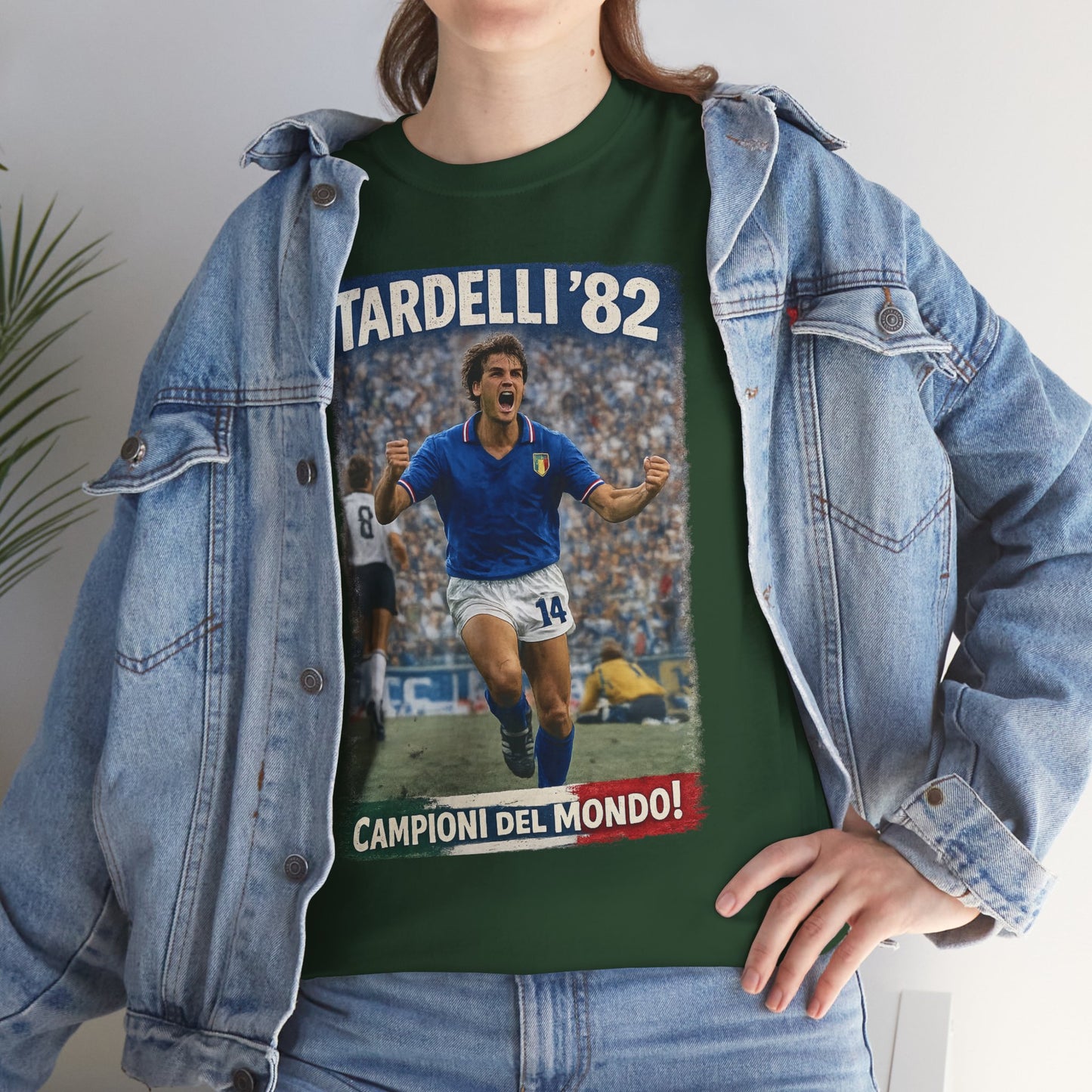 Spain 1982 World Cup Marco Tardelli Goal Celebration T-Shirt