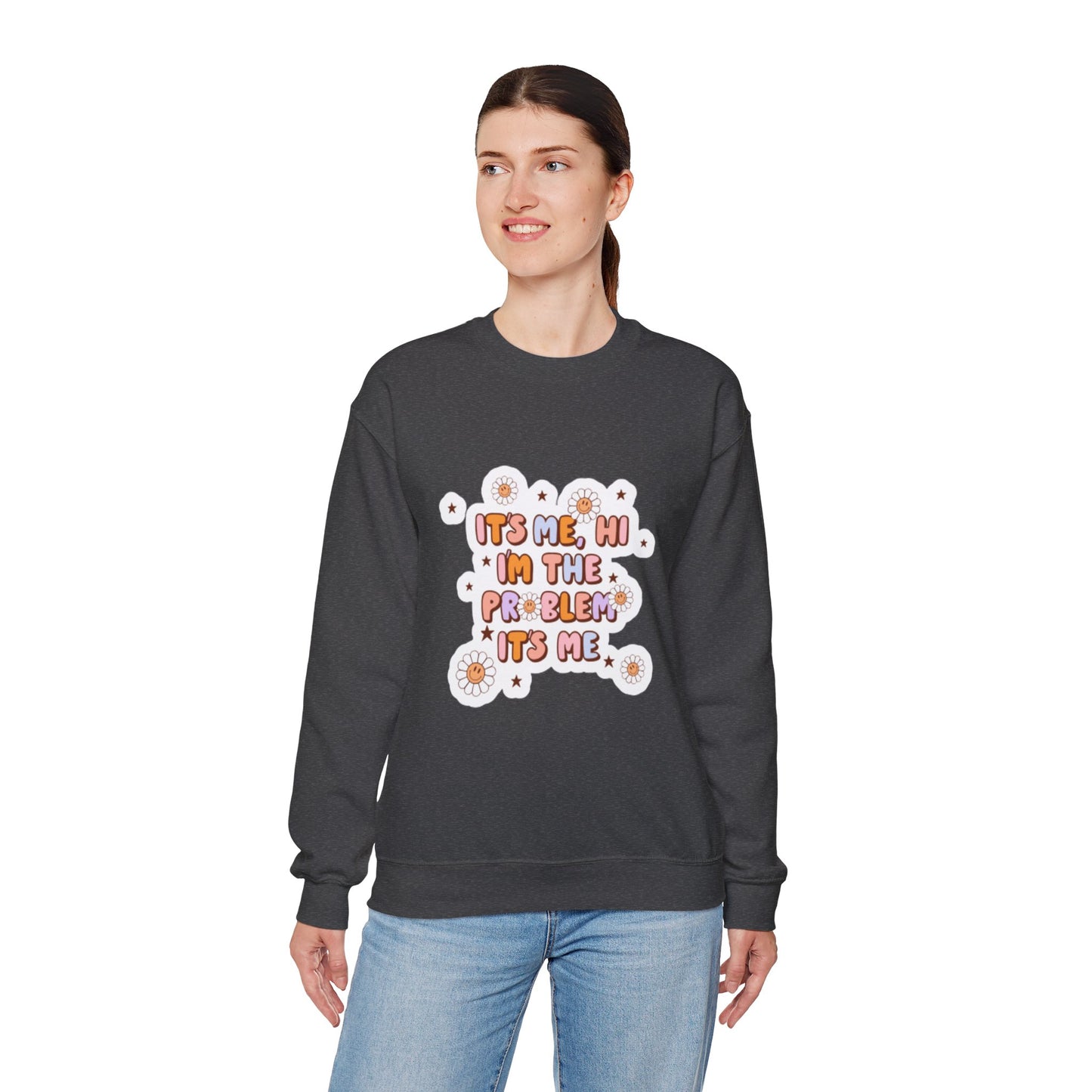 Lyrical Unisex Sweatshirt, Problematic Music Quote Jumper, Gift for Music Lover, Cosy Graphic Crewneck Pullover, Lyrics Sweater