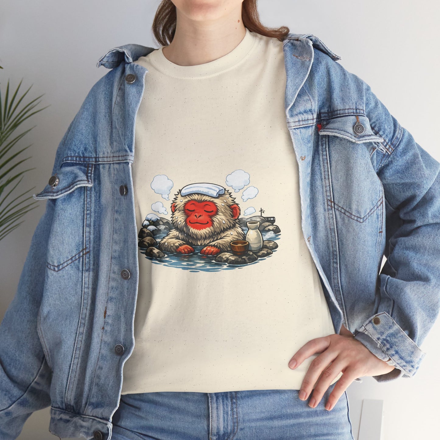 Onsen Monkey Japan T-Shirt — Japanese Hot Spring Snow Monkey Tee