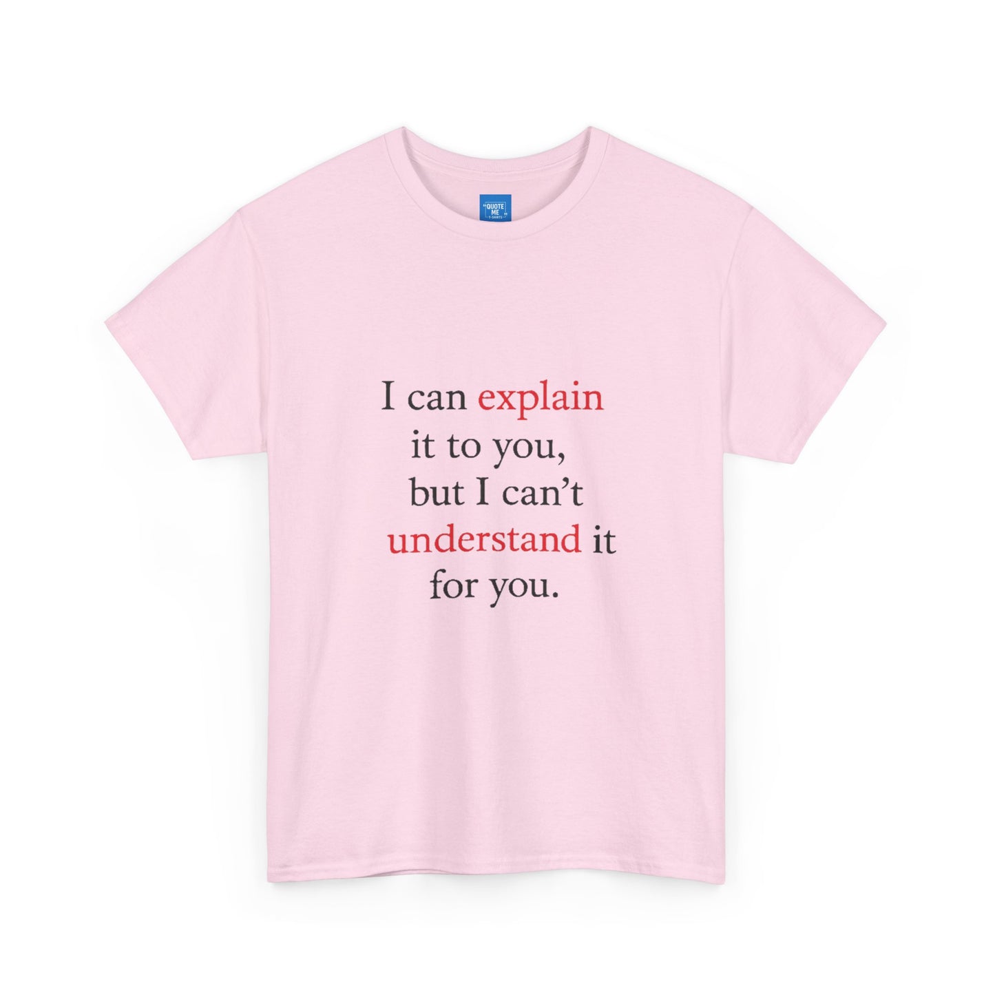 Abstract Explanation Unisex Heavy Cotton Tee, Graphic Tee, Unisex T-Shirt, Geek Tee, Science Lover Gift, Philosophy Tee