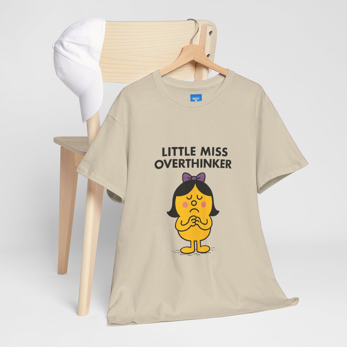 Little Miss Overthinker T-Shirt, Funny Graphic Tee, Sarcastic Women's Top, Gift for Overthinkers, Unisex Cotton Shirt