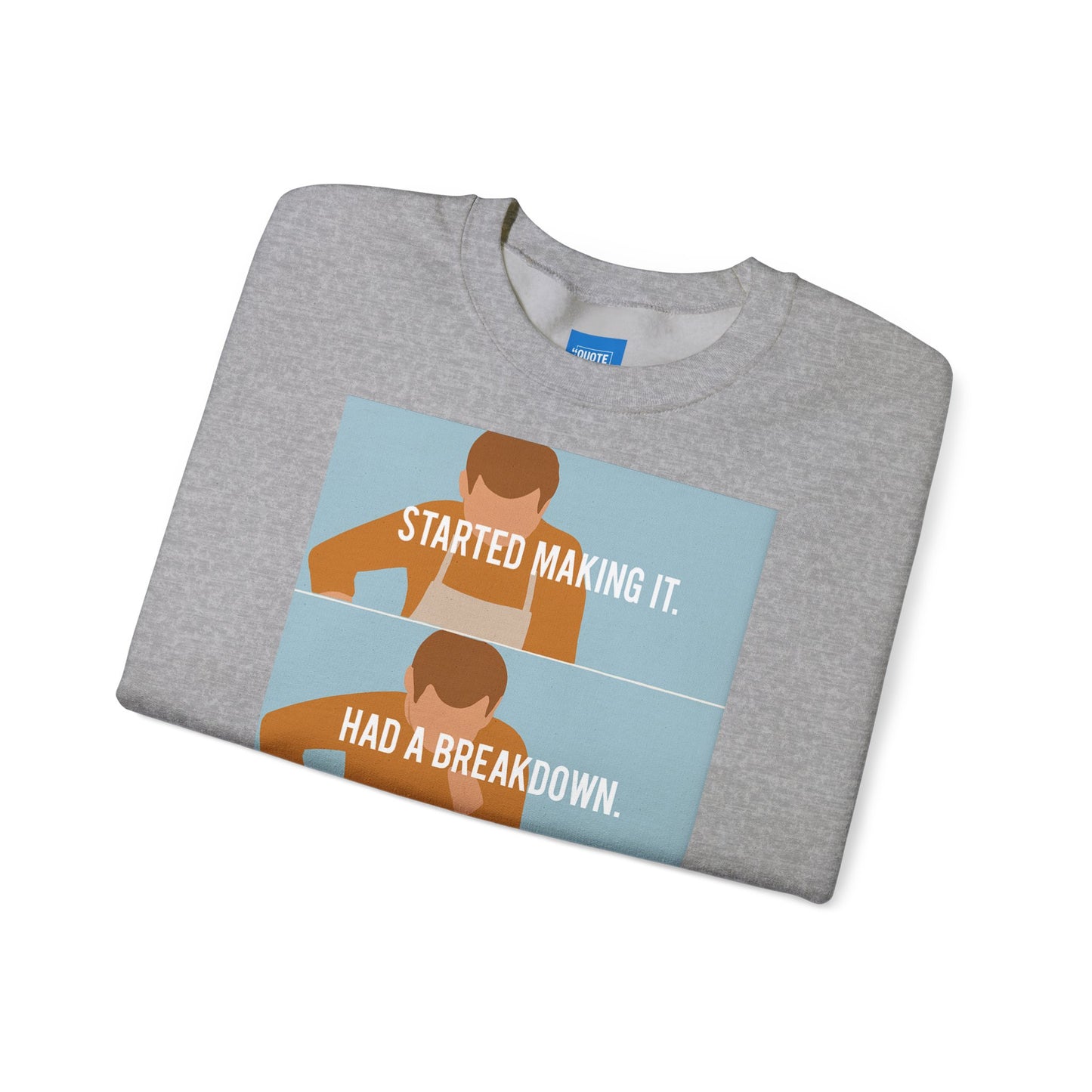 GBBO Unisex Sweatshirt, James Acaster Quote Jumper, Funny Baking Crewneck, Great British Bake Off Gift, Comfy Pullover, Baking Enthusiast